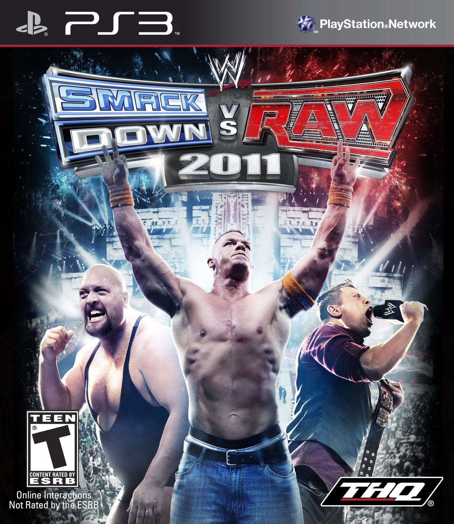 WWE SmackDown vs Raw 2011 PS3 PlayStation 3 - Very Good