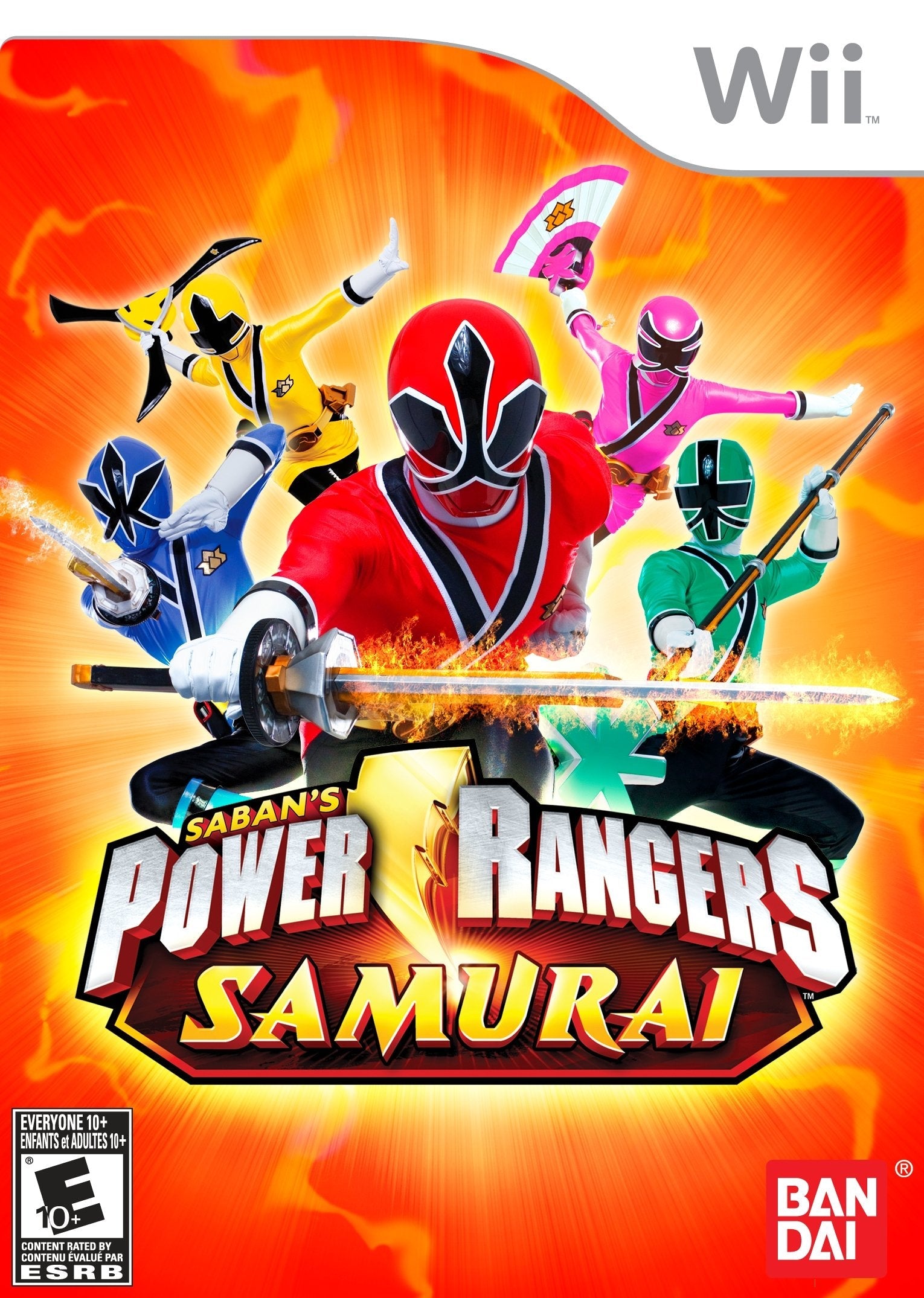 Power Rangers Samurai Nintendo Wii - Like New