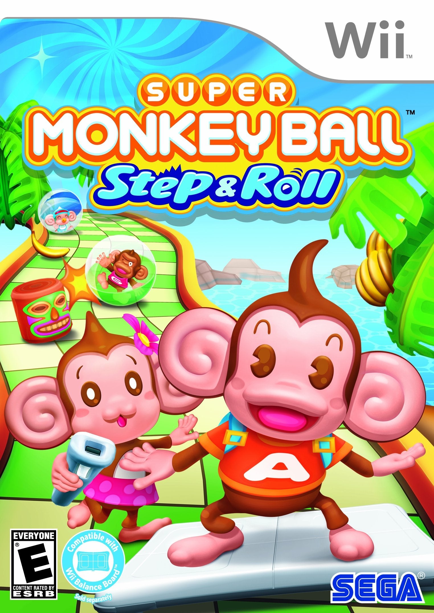 Super Monkey Ball Step & Roll Nintendo Wii - Like New