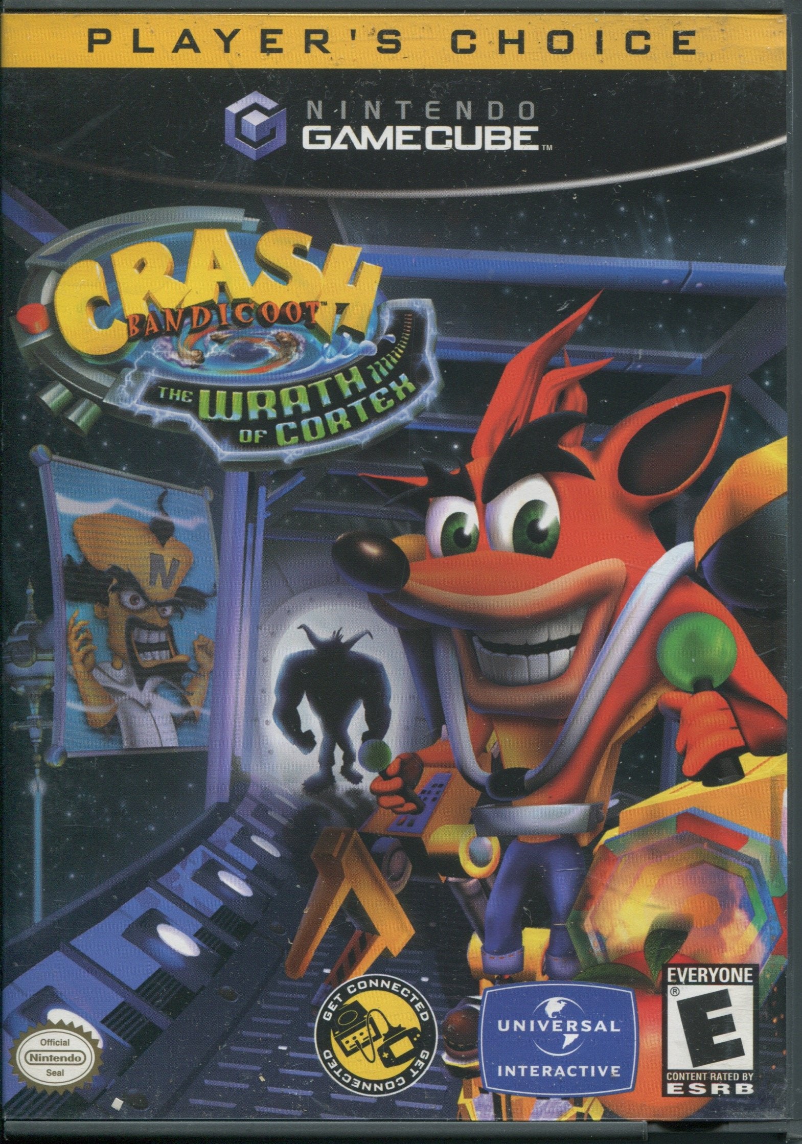 Crash Bandicoot the Wrath of Cortex Player's Choice Nintendo Gamecube AD/DD/NM - Very Good