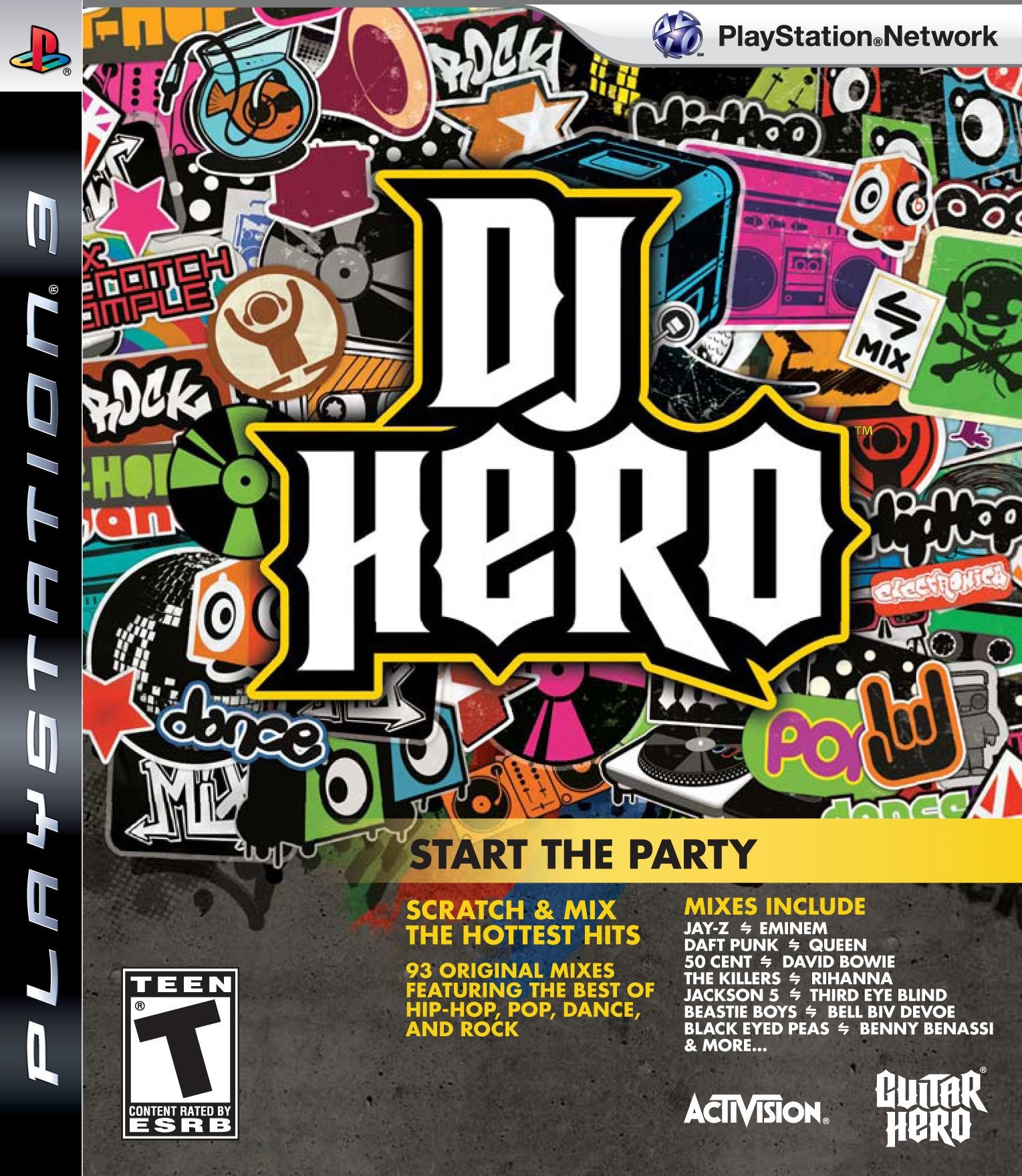 DJ Hero PS3 PlayStation 3 Complete - Excellent