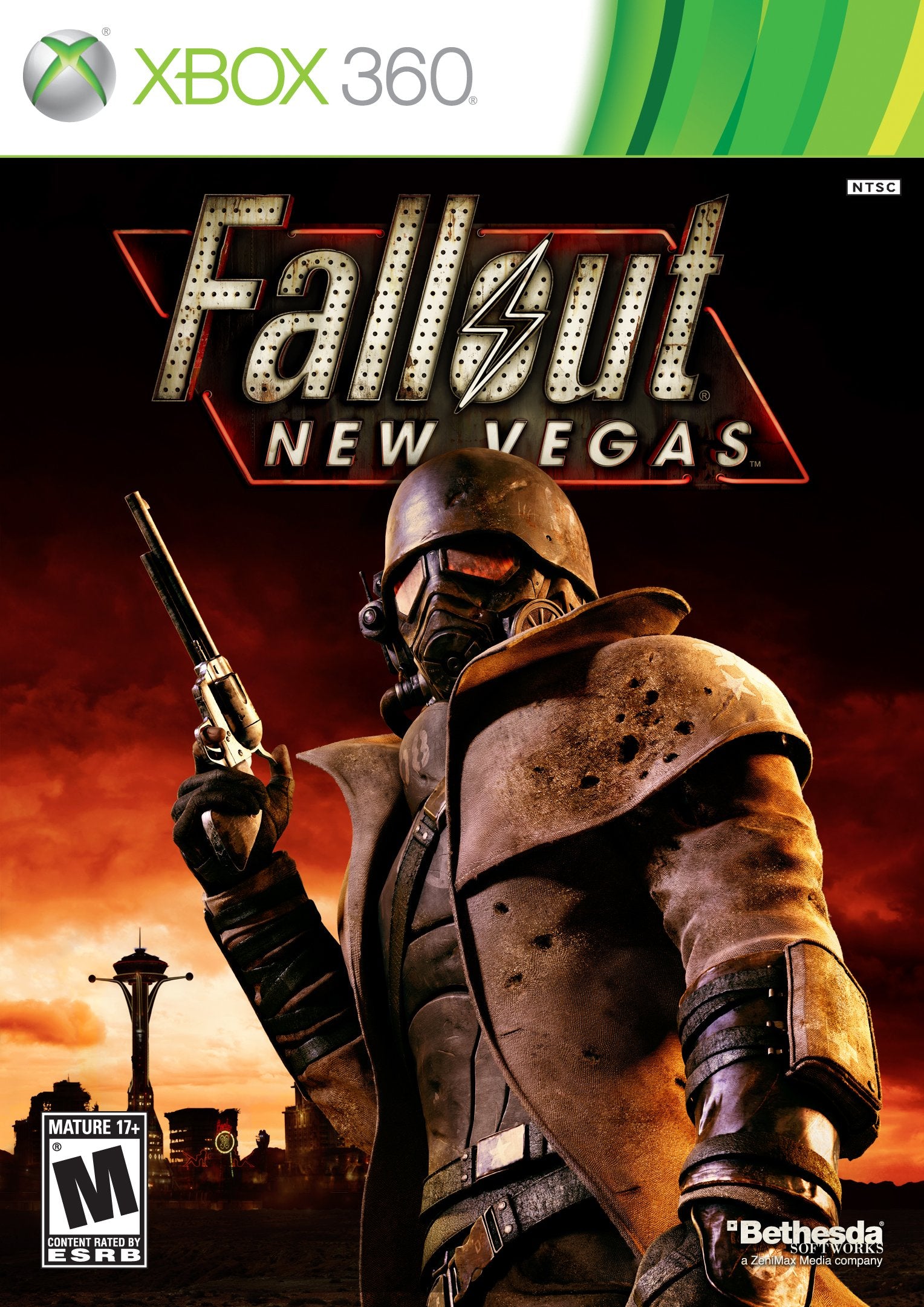Fallout New Vegas Xbox 360 + Sleeve Complete - Excellent