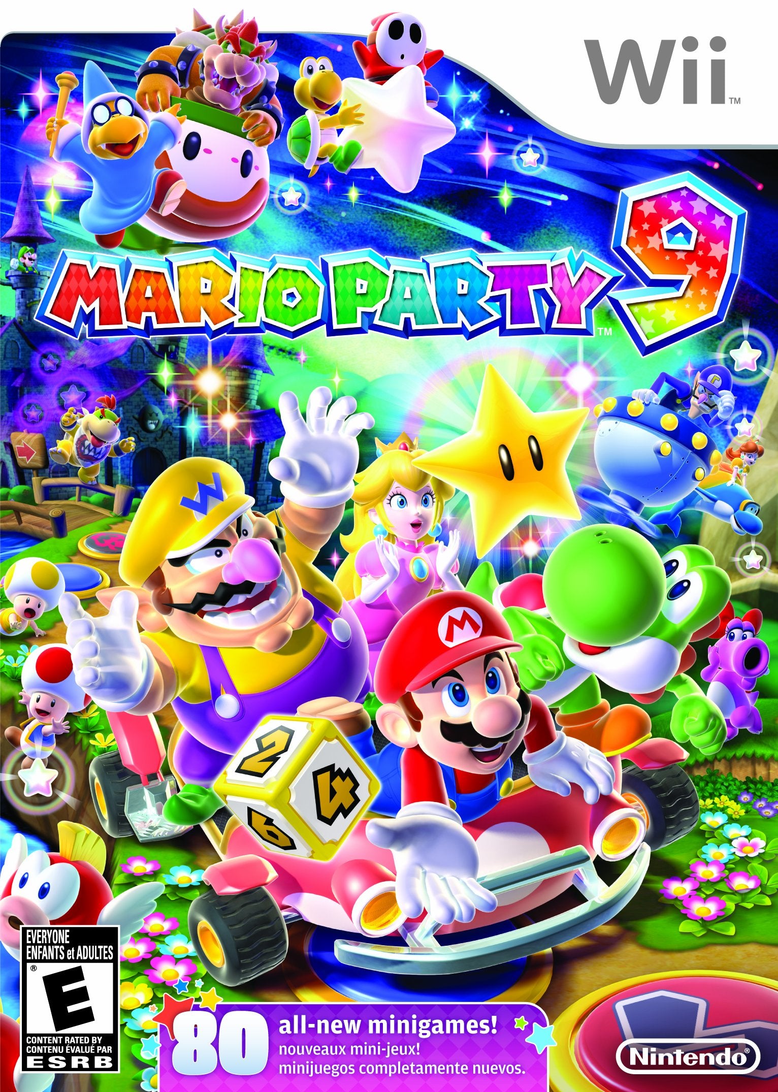 Mario Party 9 - Nintendo Wii AD/NM - Very Good