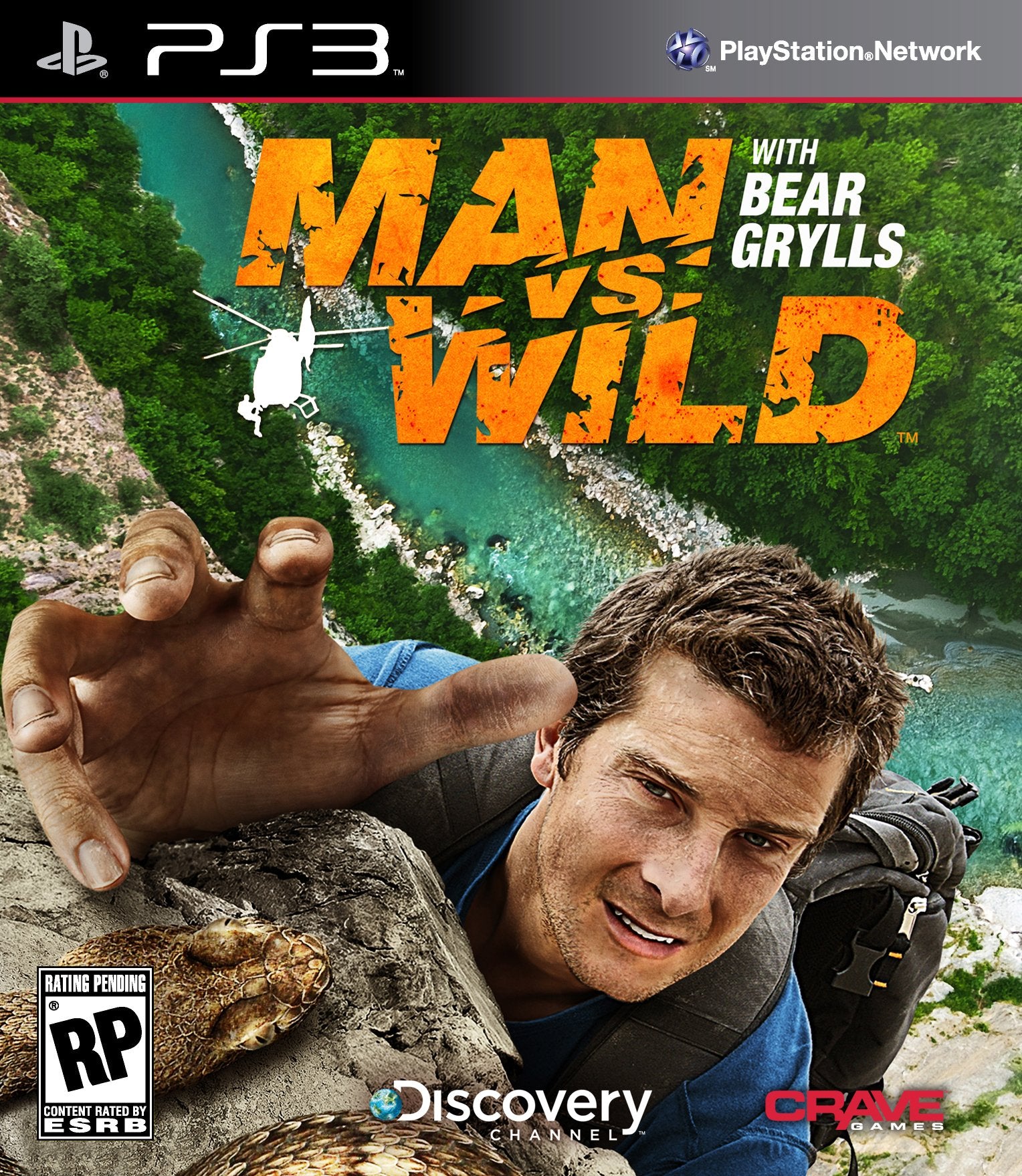 Man vs Wild PS3 PlayStation 3 - Like New