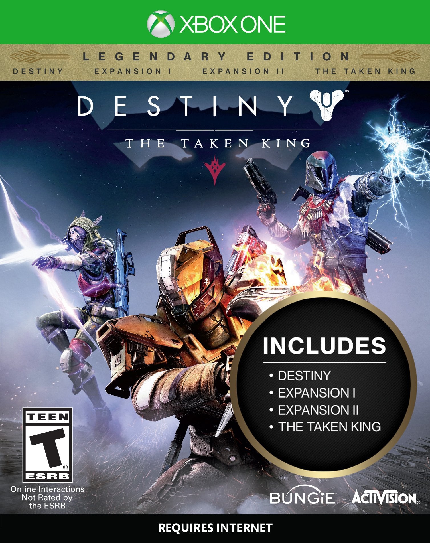 Destiny The Taken King Legendary Edition Xbox One Complete - Excellent