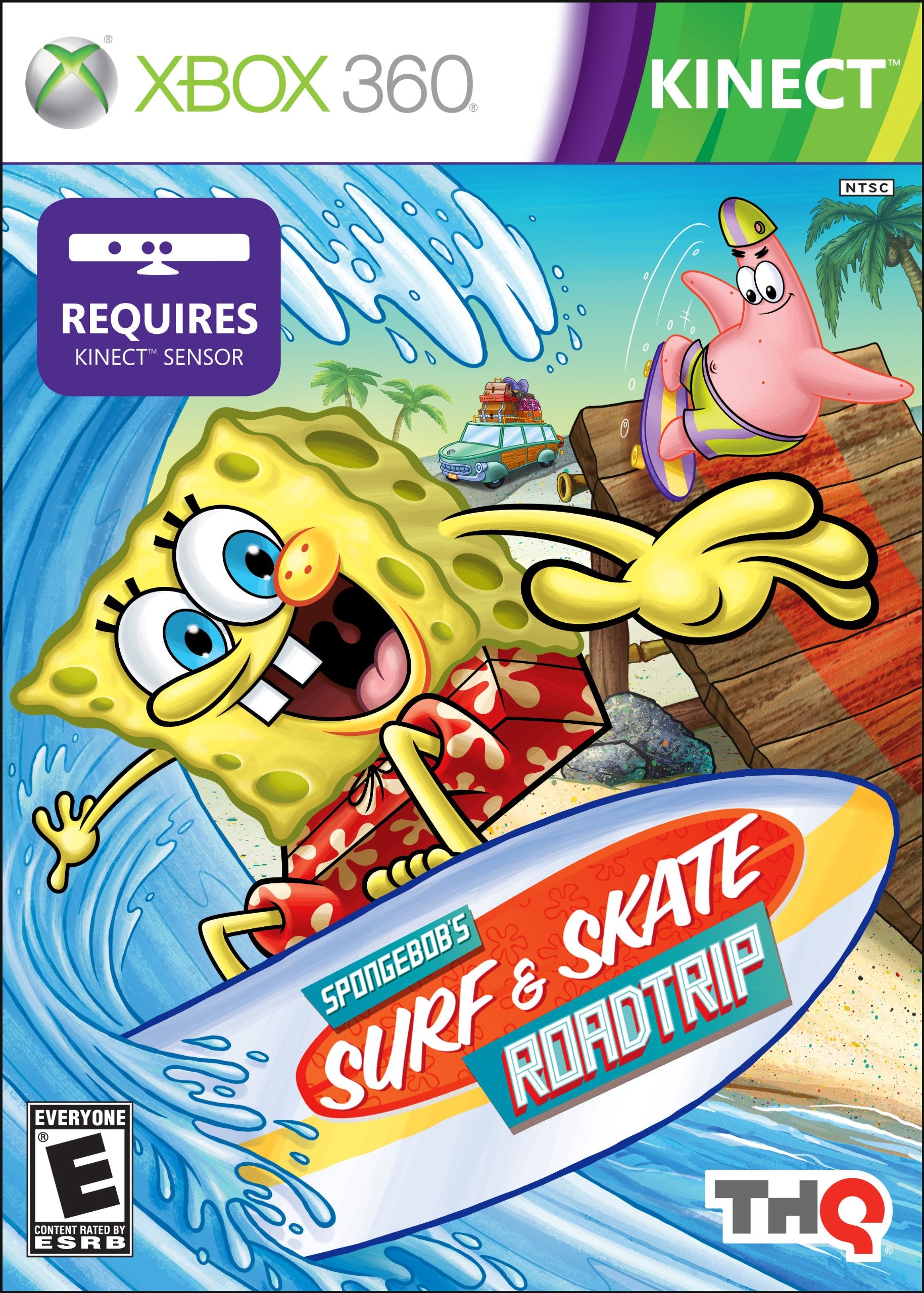 Spongebob Surf & Skate Roadtrip Xbox 360 - AD/NM - Very Good