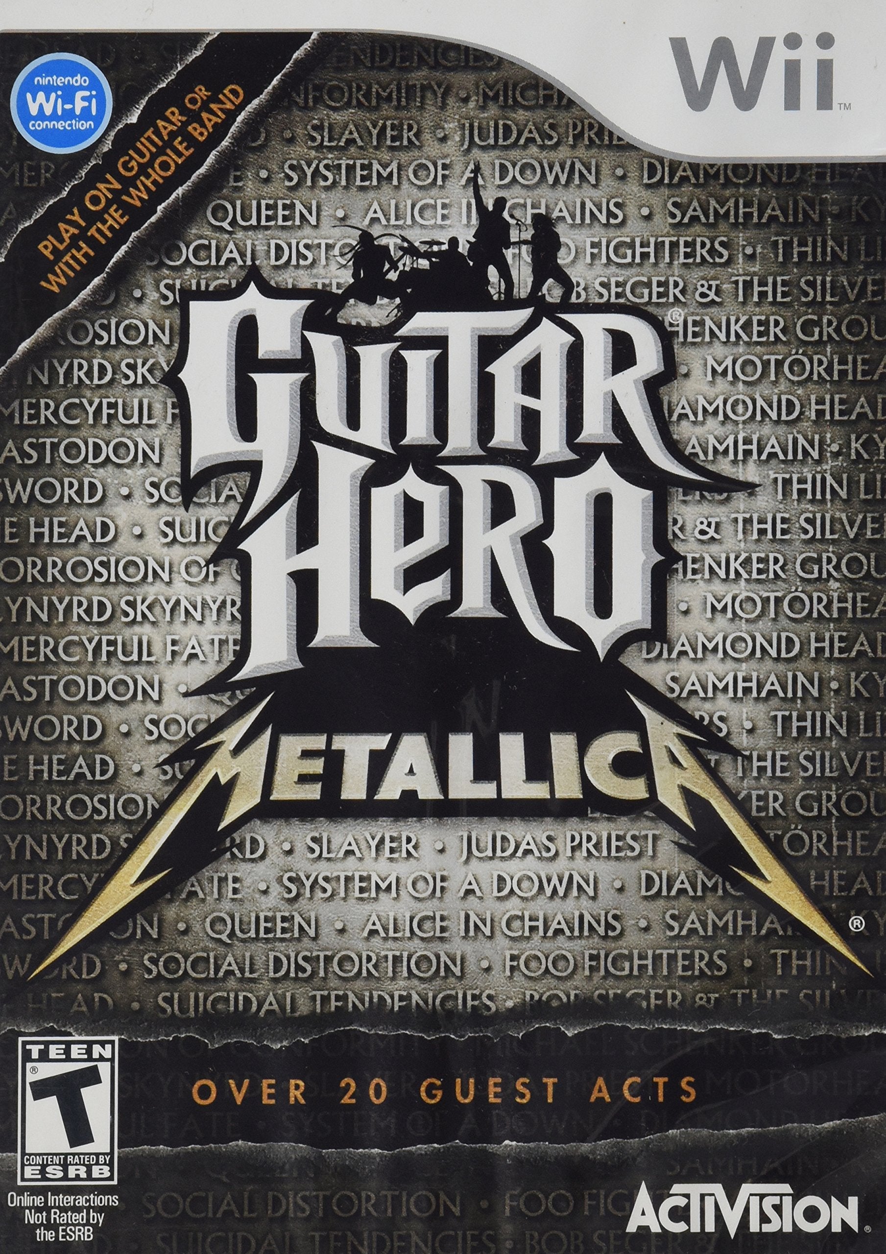 Guitar Hero Metallica Nintendo Wii Complete - Excellent