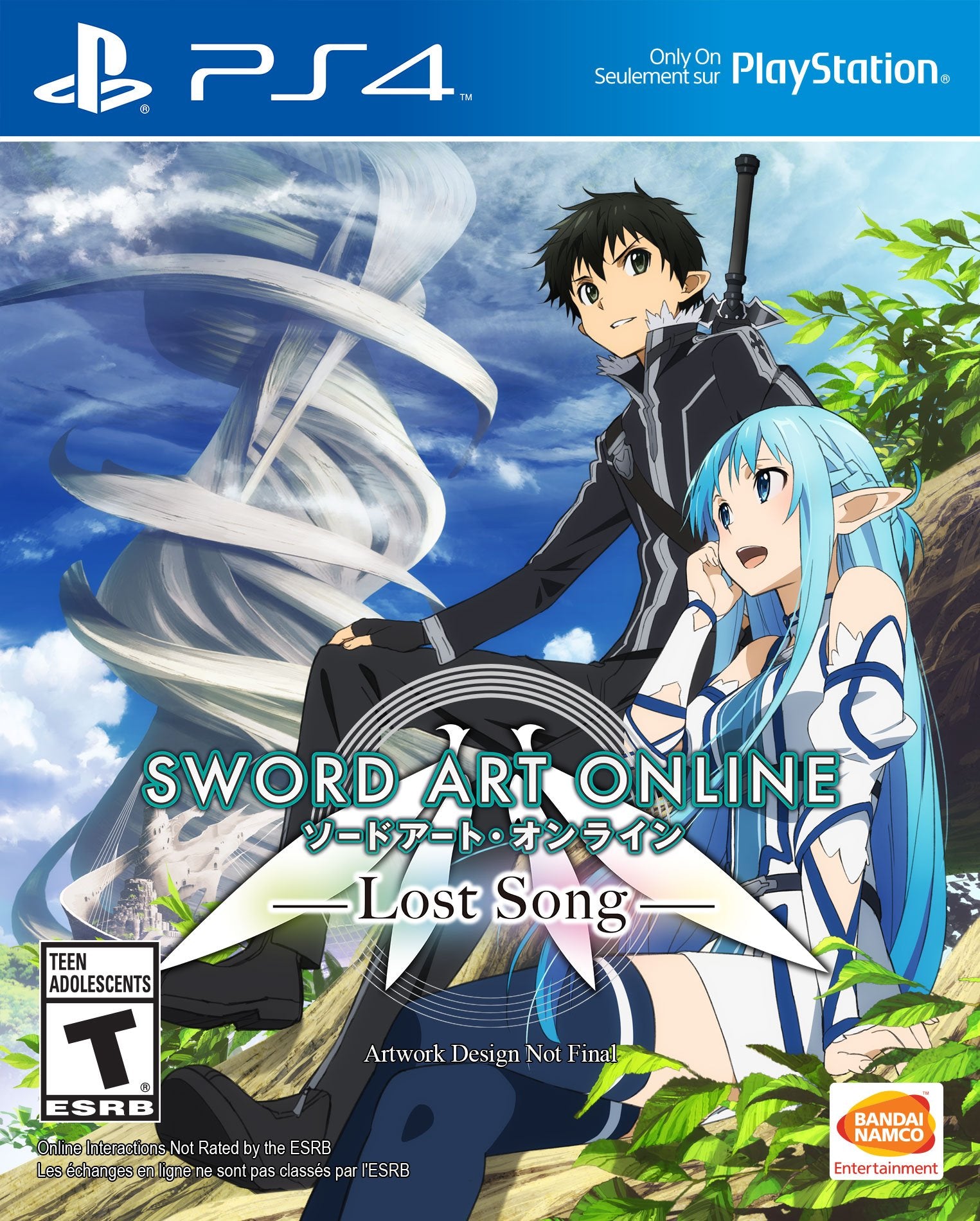Sword Art Online Lost Song PS4 PlayStation 4 - Like New