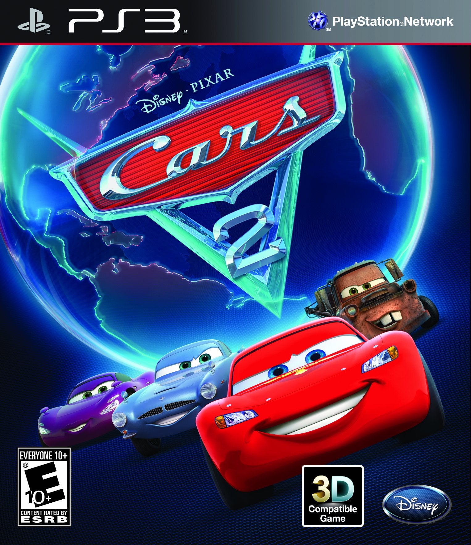 Cars 2 PS3 PlayStation 3 - Like New