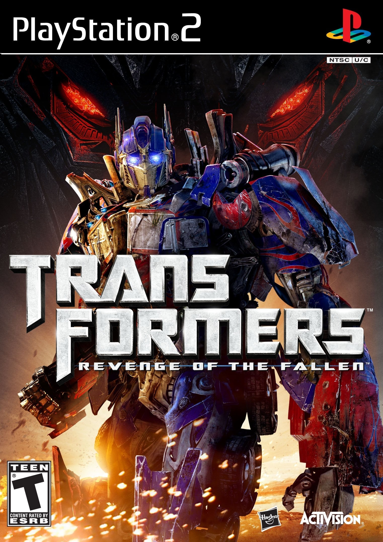 Transformers Revenge of the Fallen PlayStation 2 PS2 AD/NM - Very Good
