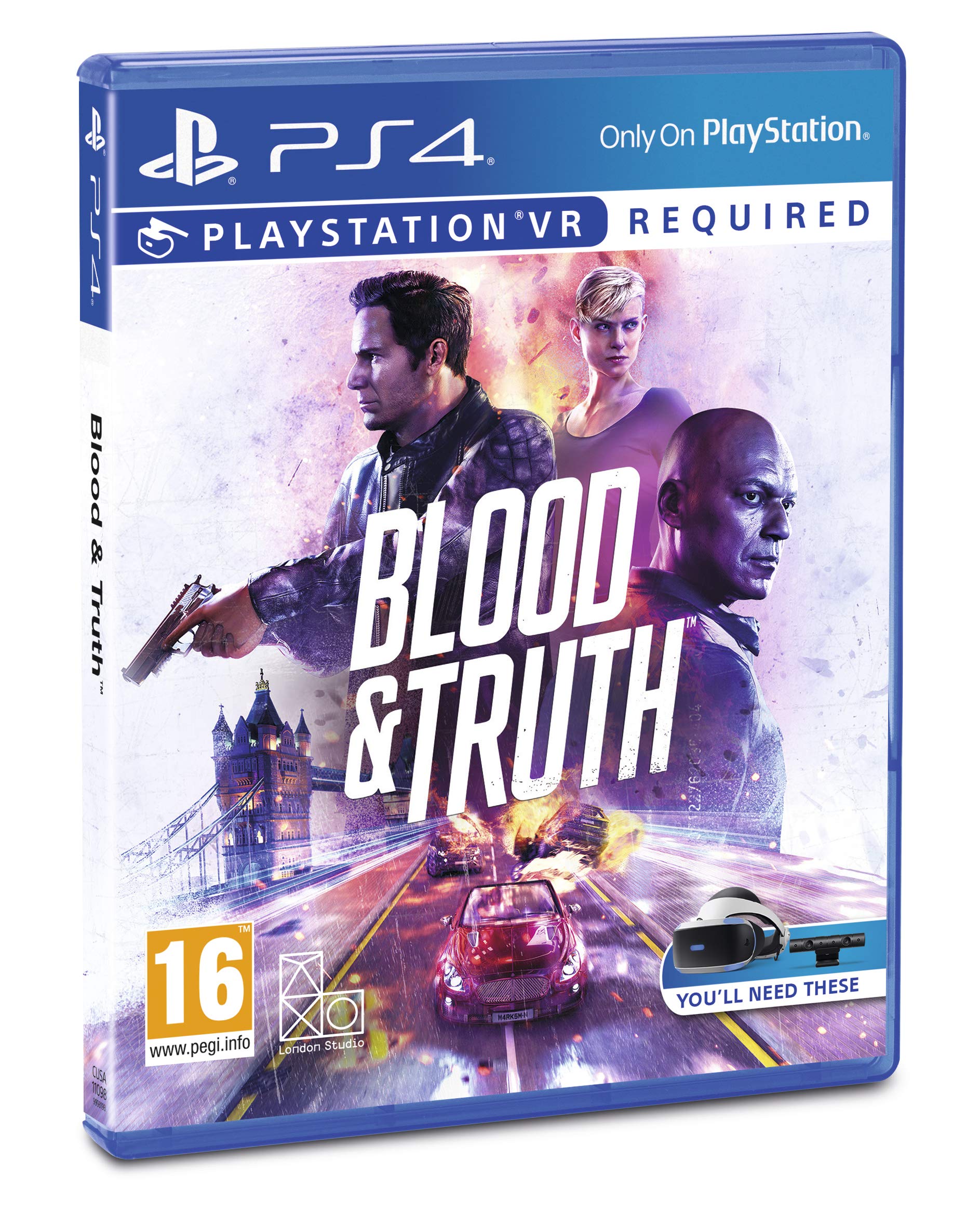 Blood & Truth PSVR PS4 PlayStation 4 - Like New