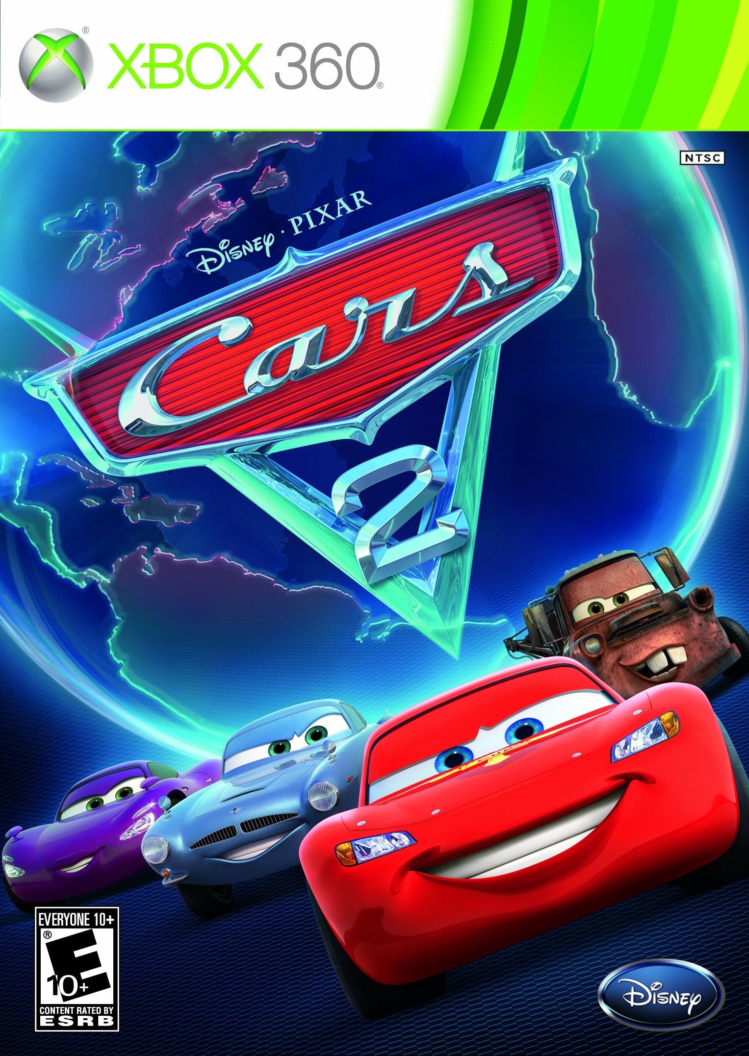 Cars 2 The Video Game Xbox 360 DD Complete CIB - Very Good