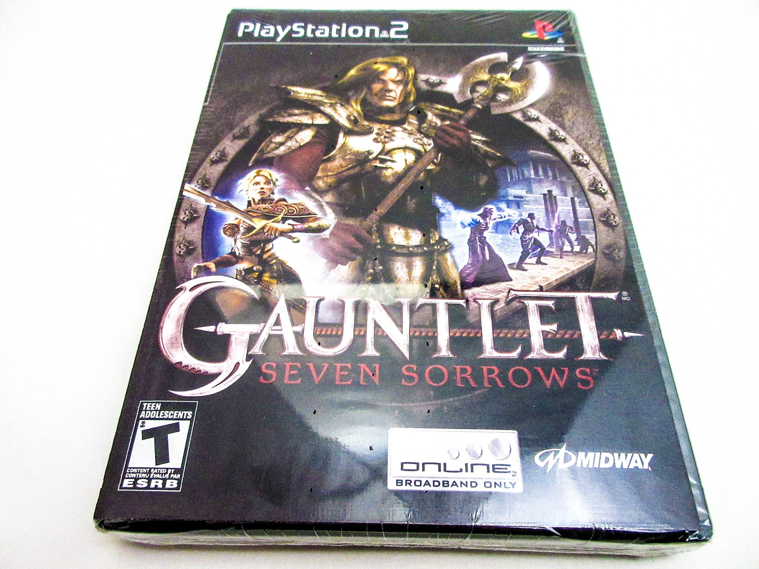 Gauntlet Seven Sorrows PS2 PlayStation 2 + Reg Card - Like New