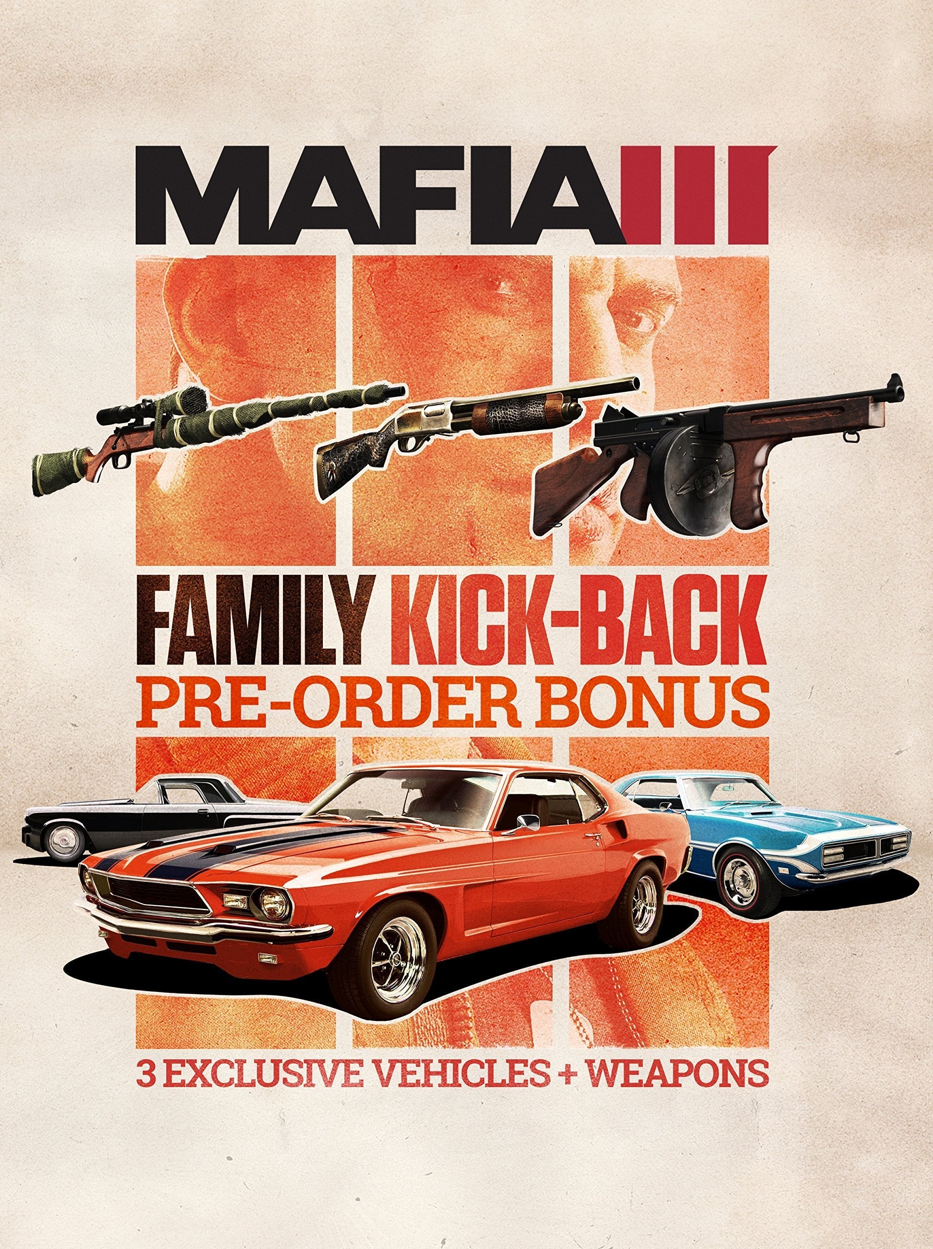 Mafia III Xbox One + Poster - Like New