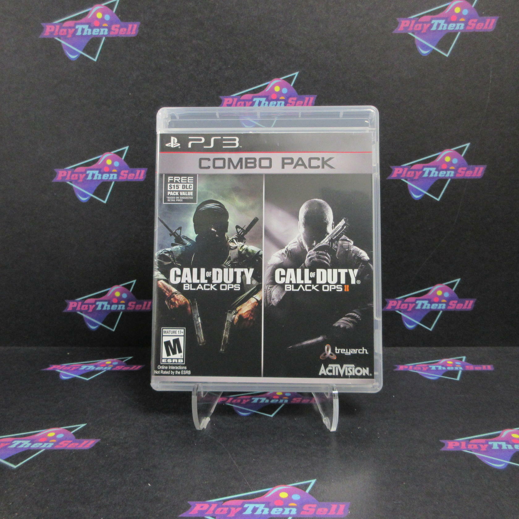 Call of Duty Black Ops 1 & 2 Combo Pack PS3 PlayStation 3 AD Complete CIB - Very Good