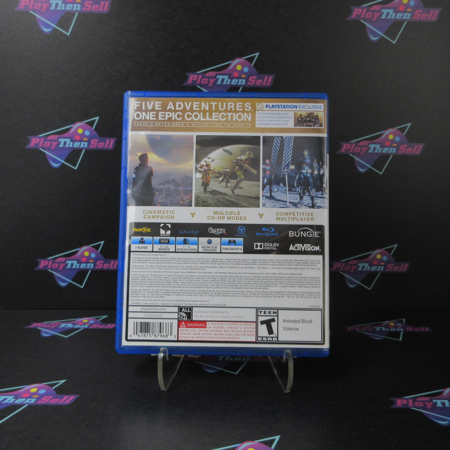 Destiny The Collection PS4 PlayStation 4 - Like New