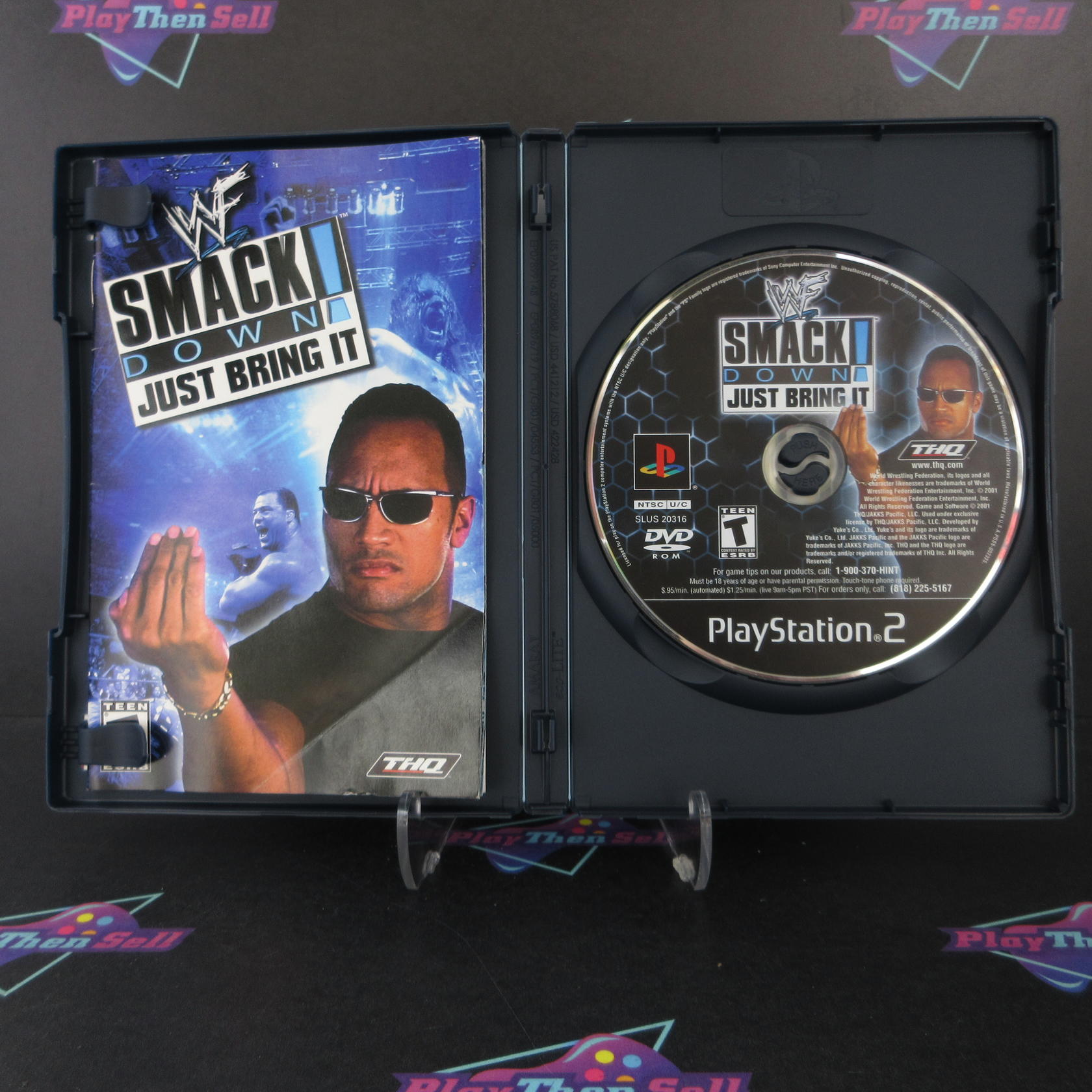 WWE Smackdown Just Bring It! PS2 PlayStation 2 Complete - Excellent