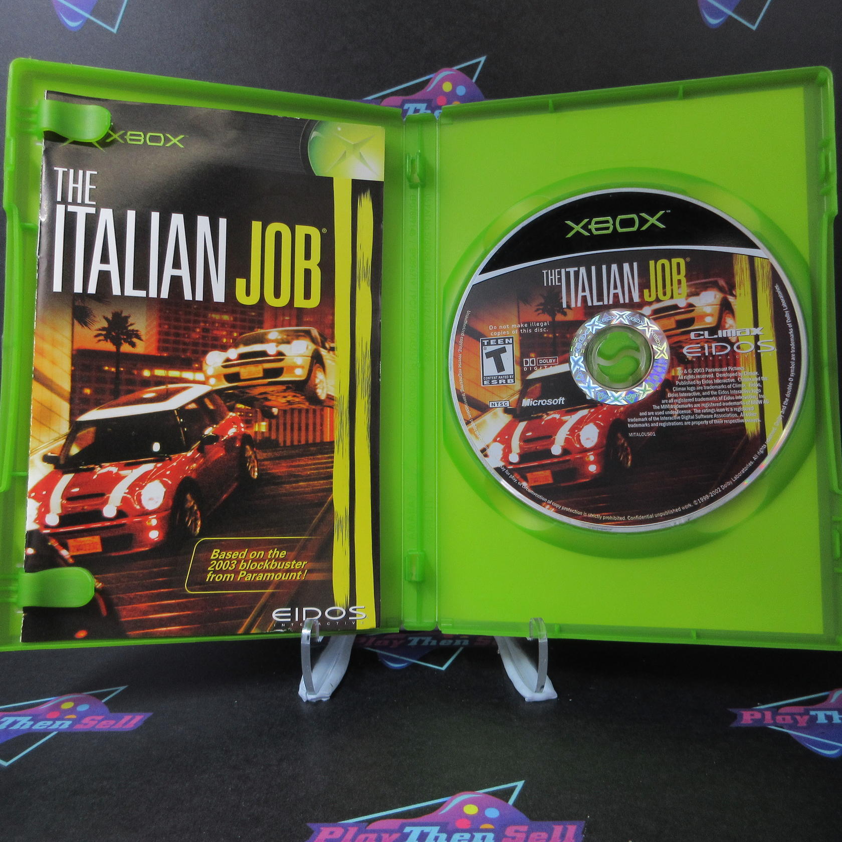 Italian Job Xbox + Reg Card Complete - Refurbished