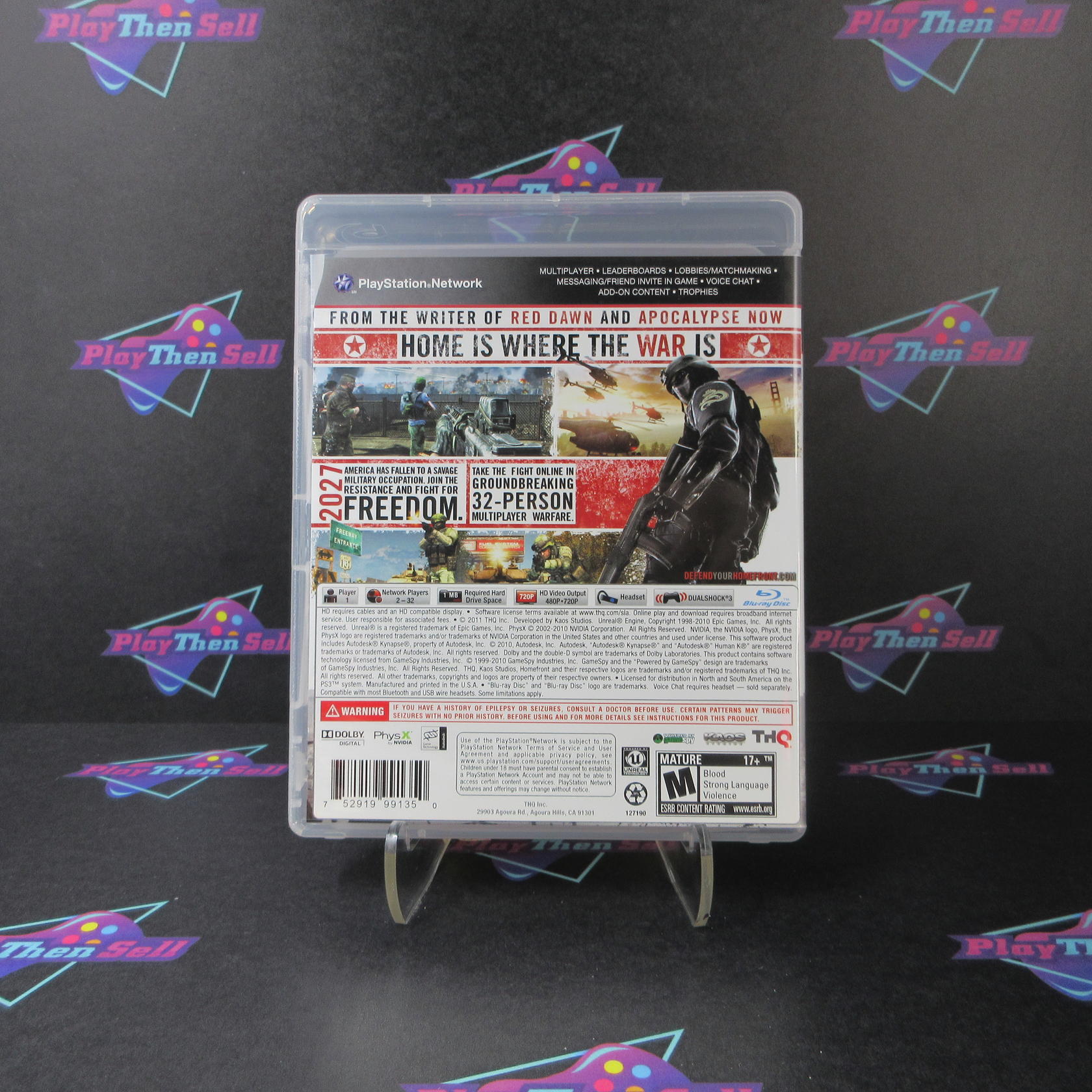 Homefront PS3 PlayStation 3 Complete CIB - Excellent