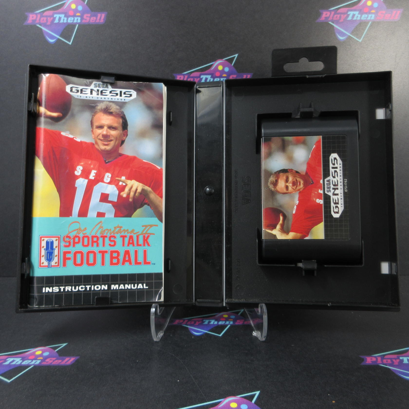 Joe Montana II Sports Talk Football Sega Genesis Boxed MD/CS Complete CIB - Very Good