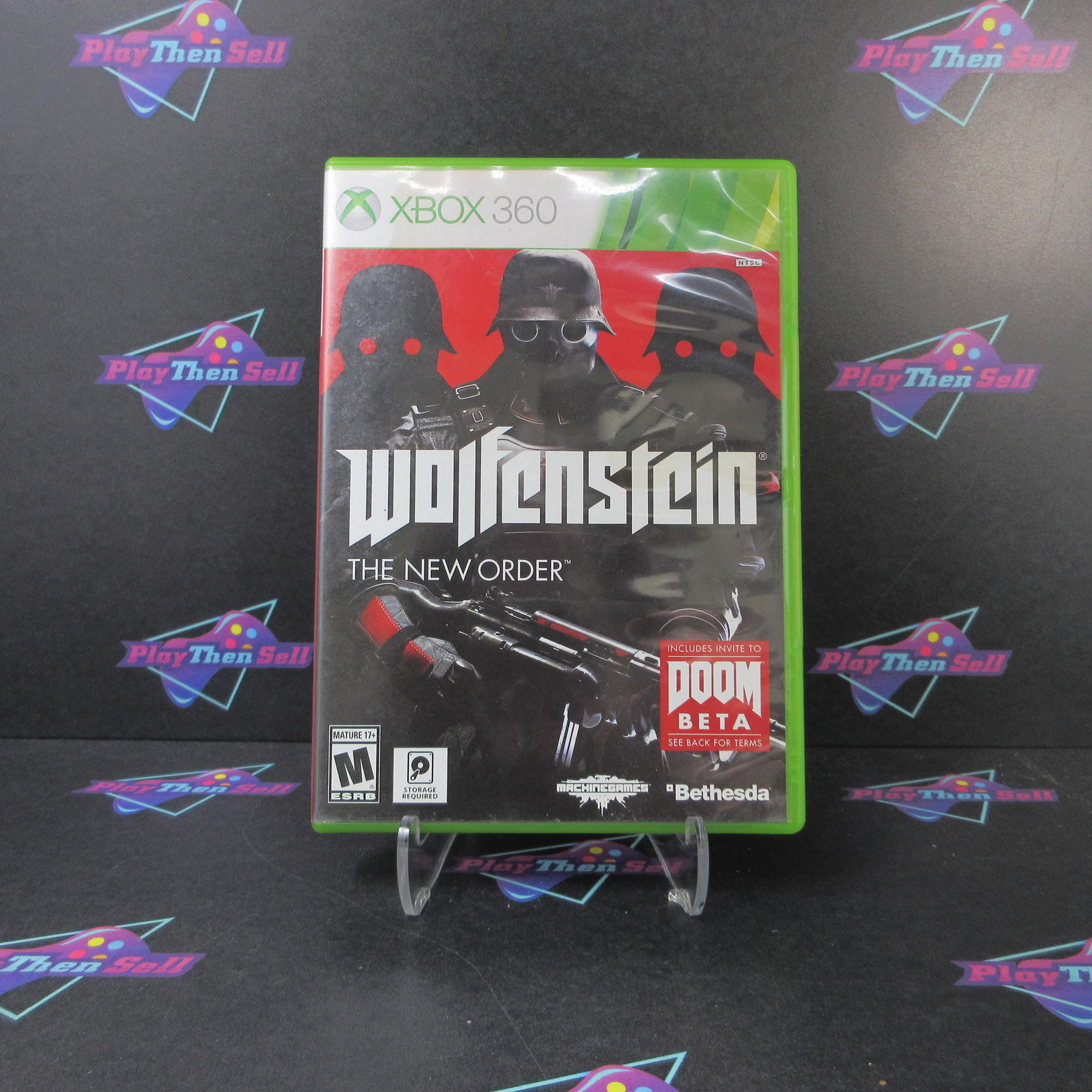 Wolfenstein The New Order Xbox 360 AD Complete CIB - Very Good