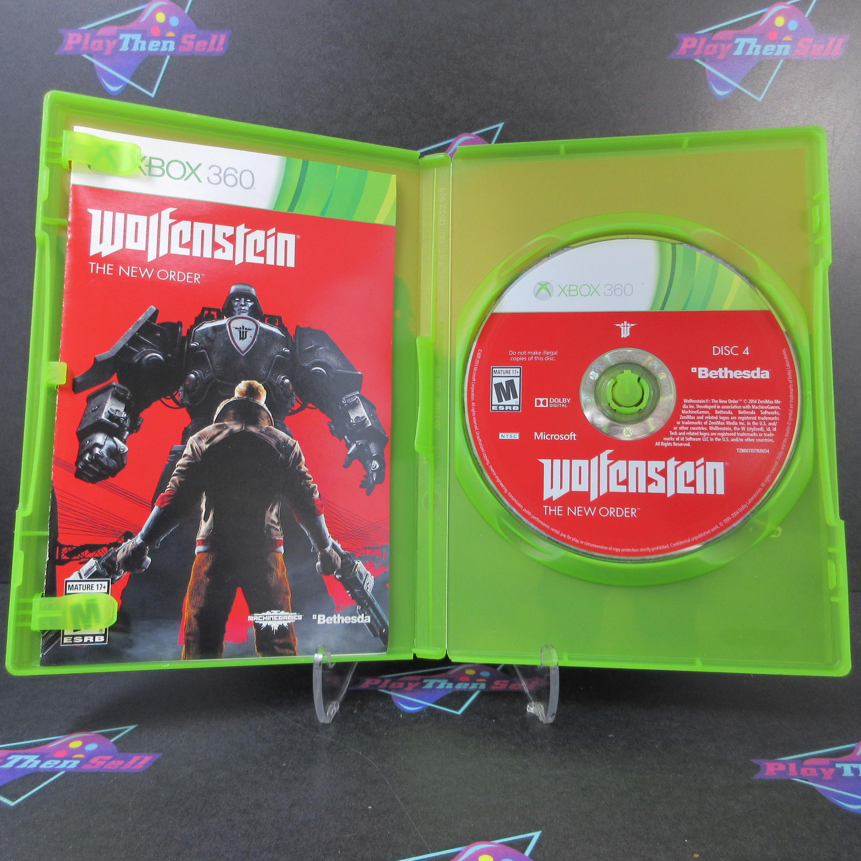 Wolfenstein The New Order Xbox 360 AD Complete CIB - Very Good