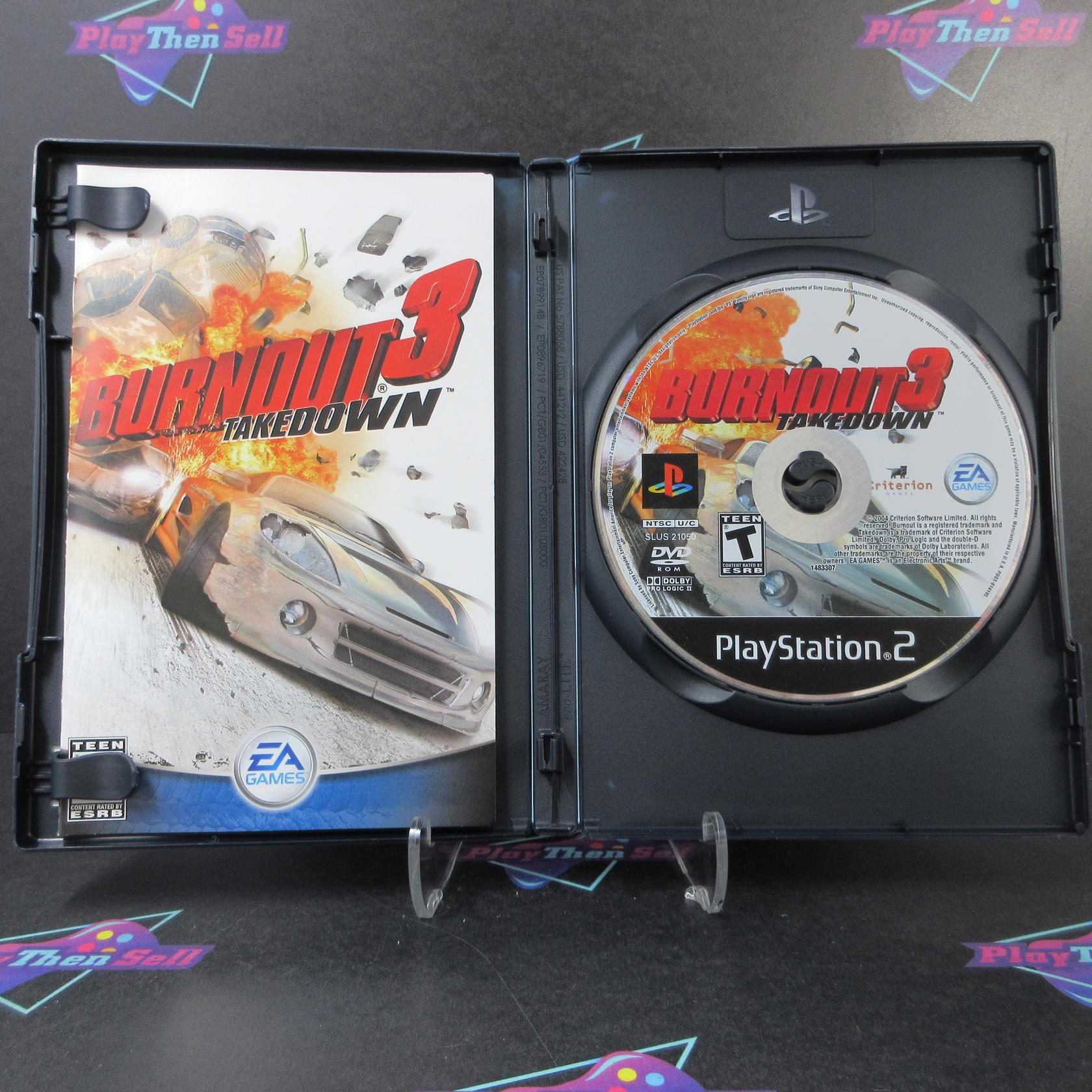 Burnout 3 Takedown PS2 PlayStation 2 DD Complete CIB - Very Good
