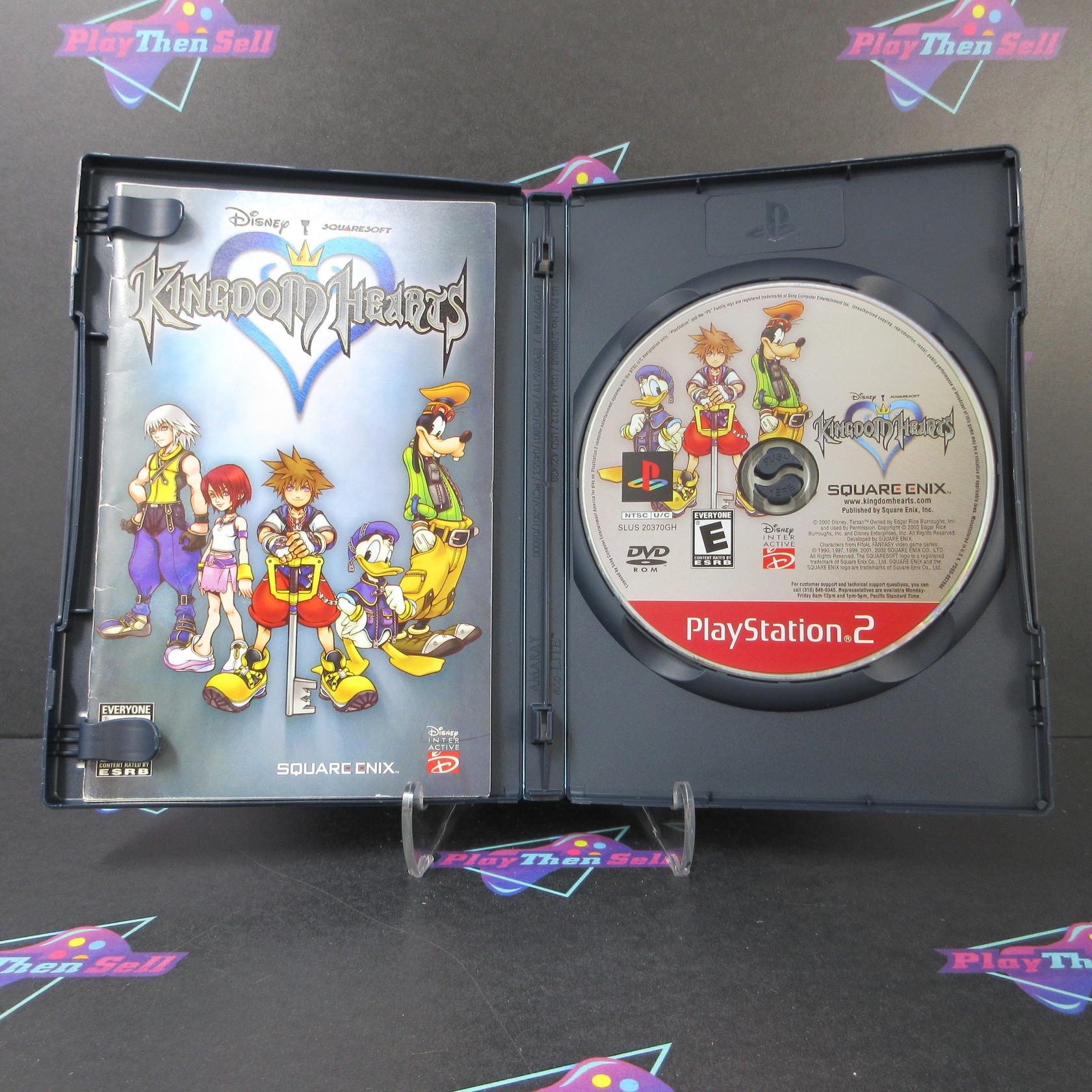 Kingdom Hearts Greatest Hits PS2 MD Complete CIB - Very Good