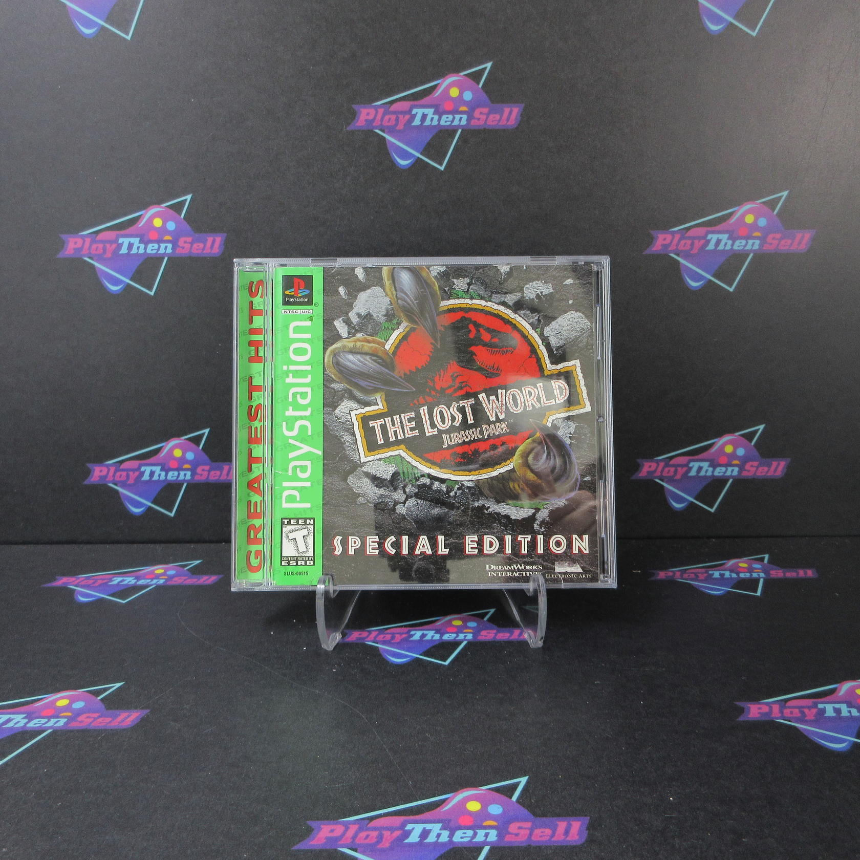 The Lost World Jurassic Park Special Edition GH + Reg PS1 PlayStation 1 MD CIB - Very Good
