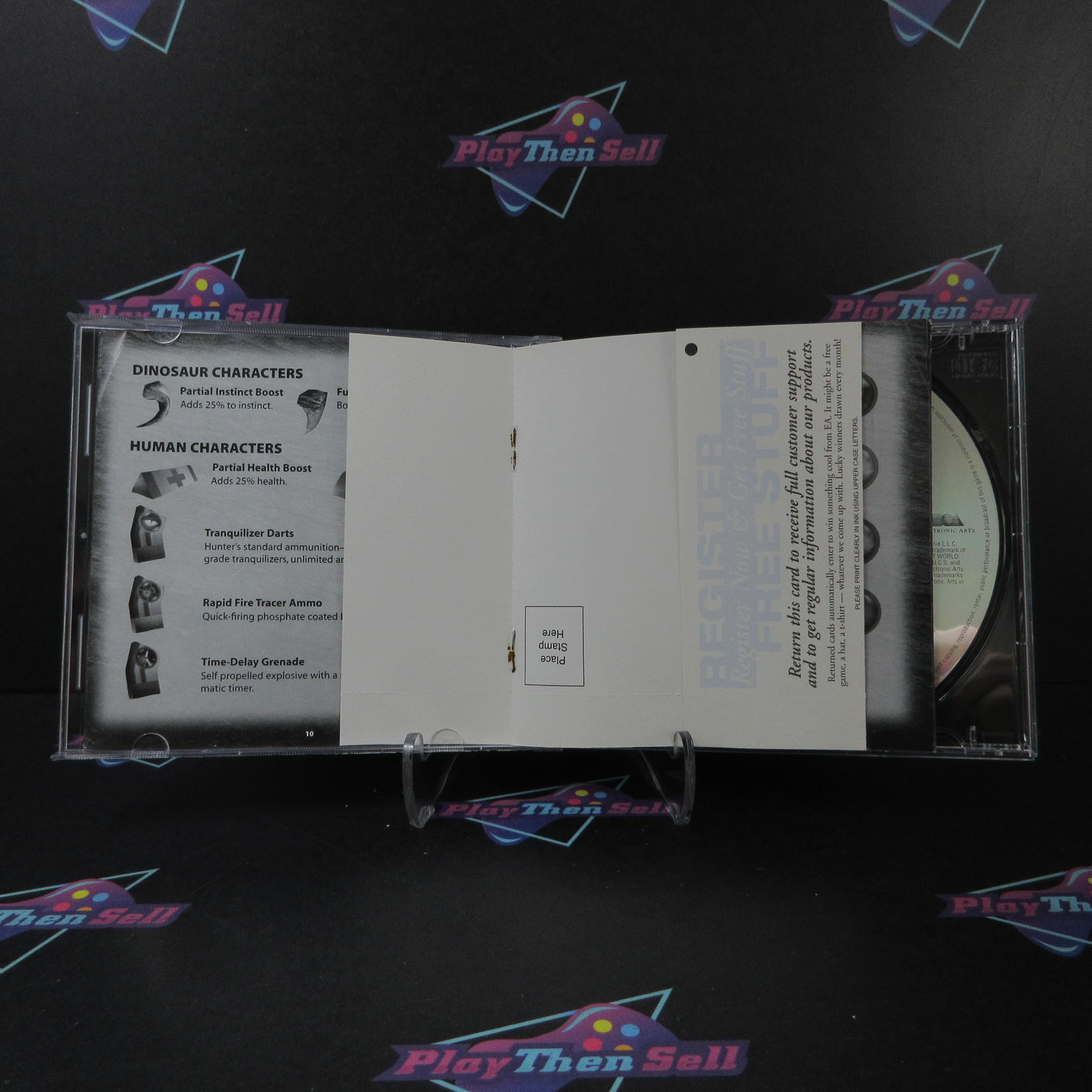 The Lost World Jurassic Park Special Edition GH + Reg PS1 PlayStation 1 MD CIB - Very Good