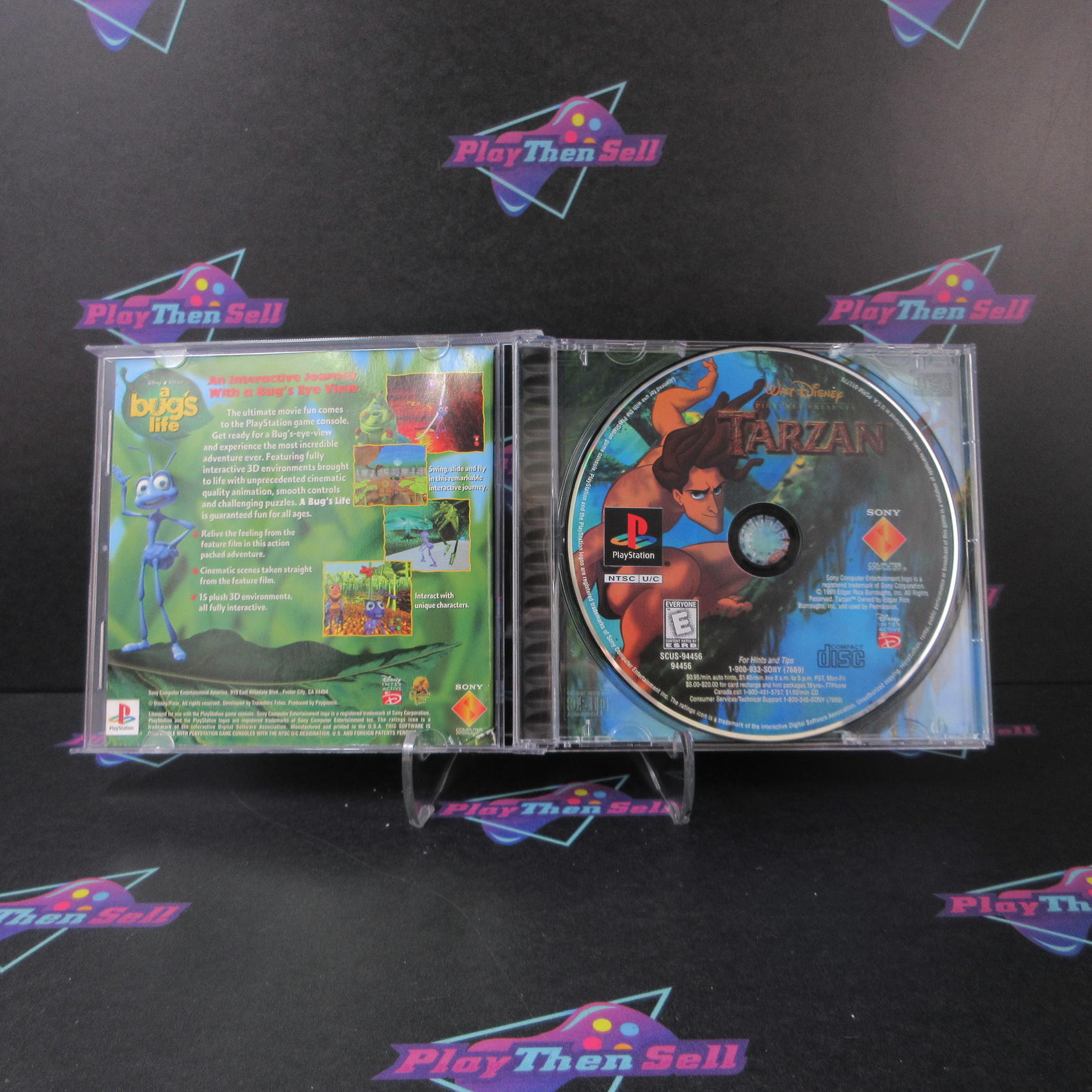 Tarzan PS1 PlayStation 1 MD Complete CIB - Very Good