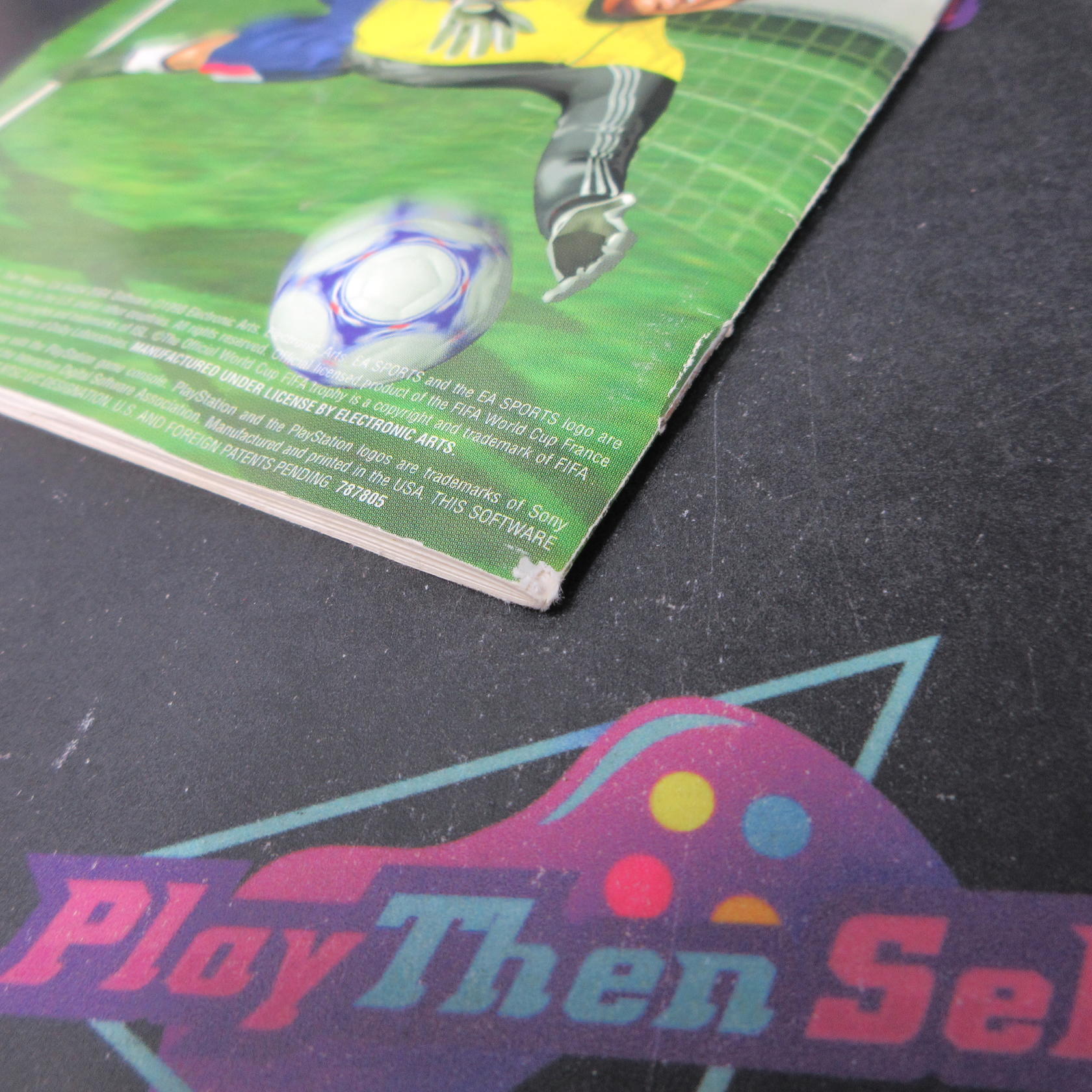 World Cup 98 + Reg Card PS1 PlayStation 1 MD Complete CIB - Very Good