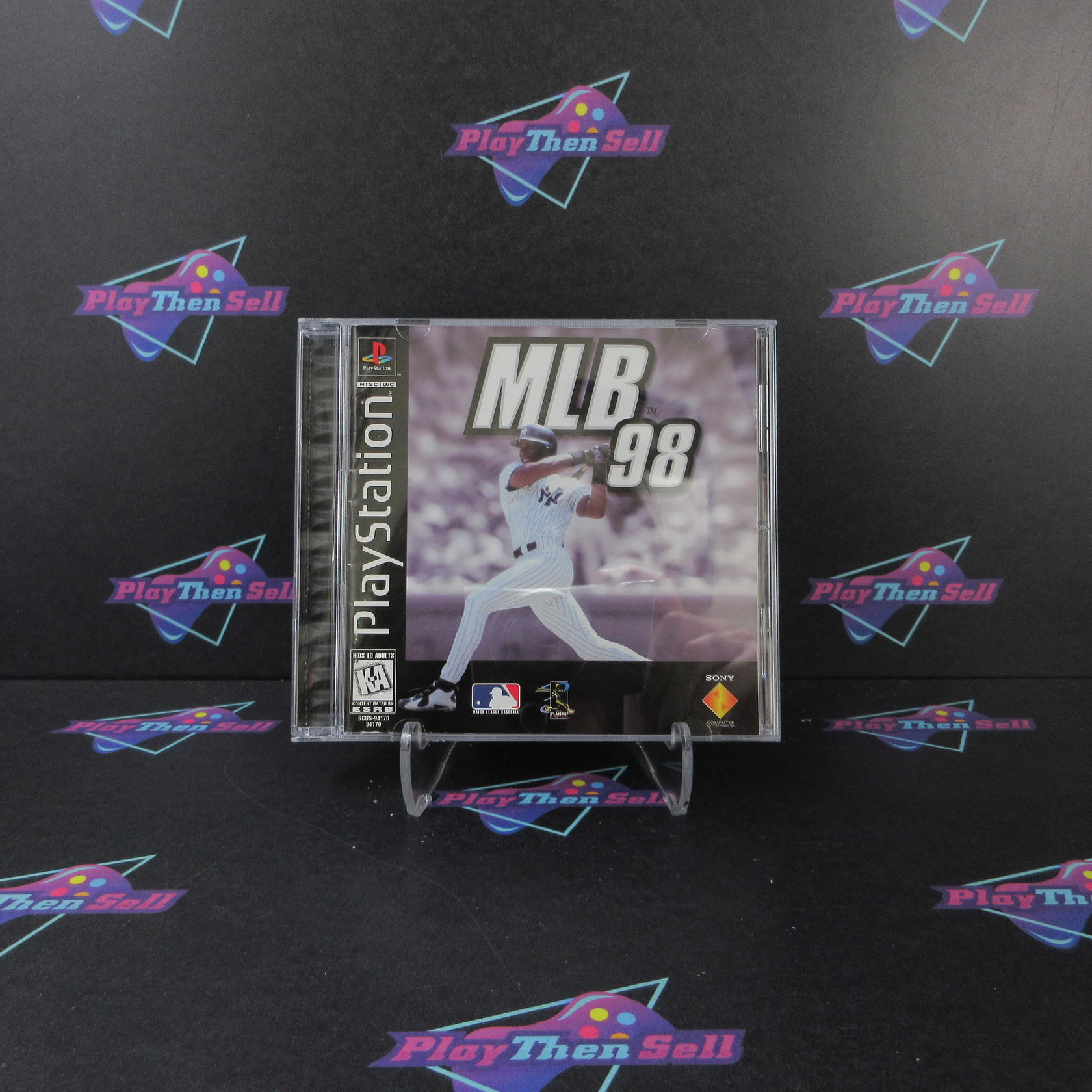 MLB '98 PS1 PlayStation 1 AD Complete CIB - Very Good