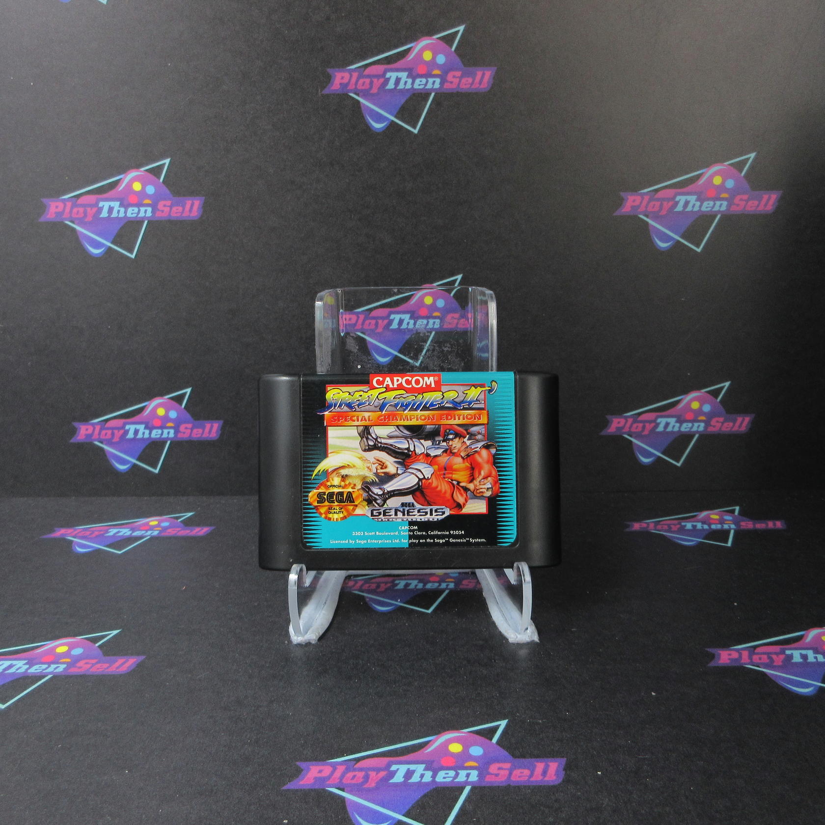 Street Fighter II Special Champion Edition Sega Genesis Cartridge Only Tested - Very Good