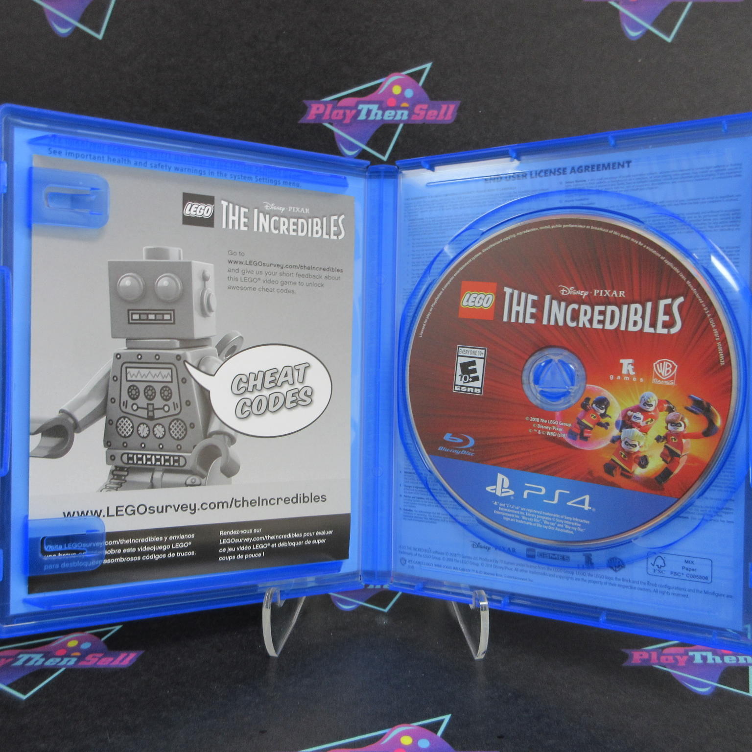 LEGO Disney Pixar's The Incredibles PS4 PlayStation 4 - Like New