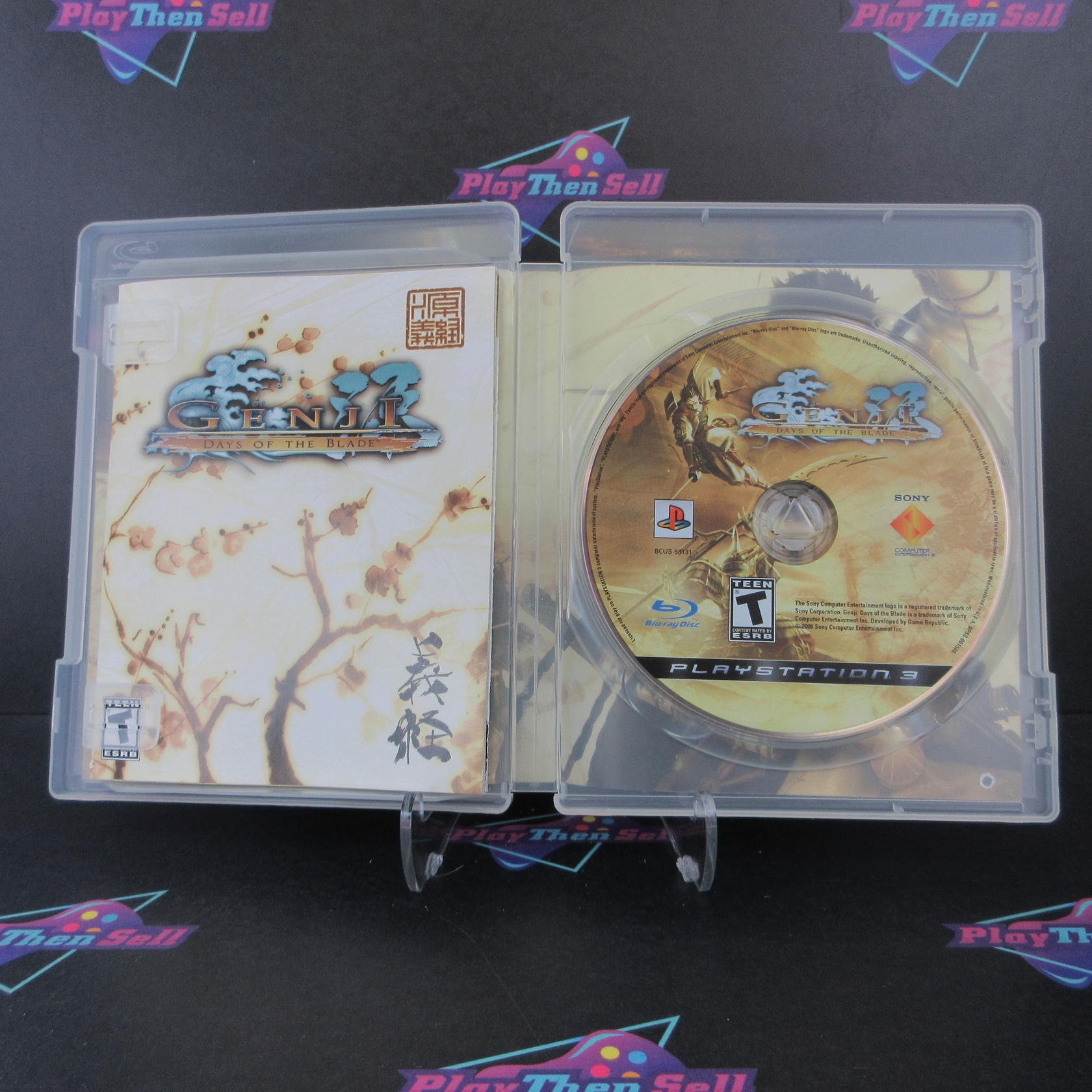 Genji Days of The Blade PS3 Playstation 3 AD + Reg Card Complete CIB - Very Good