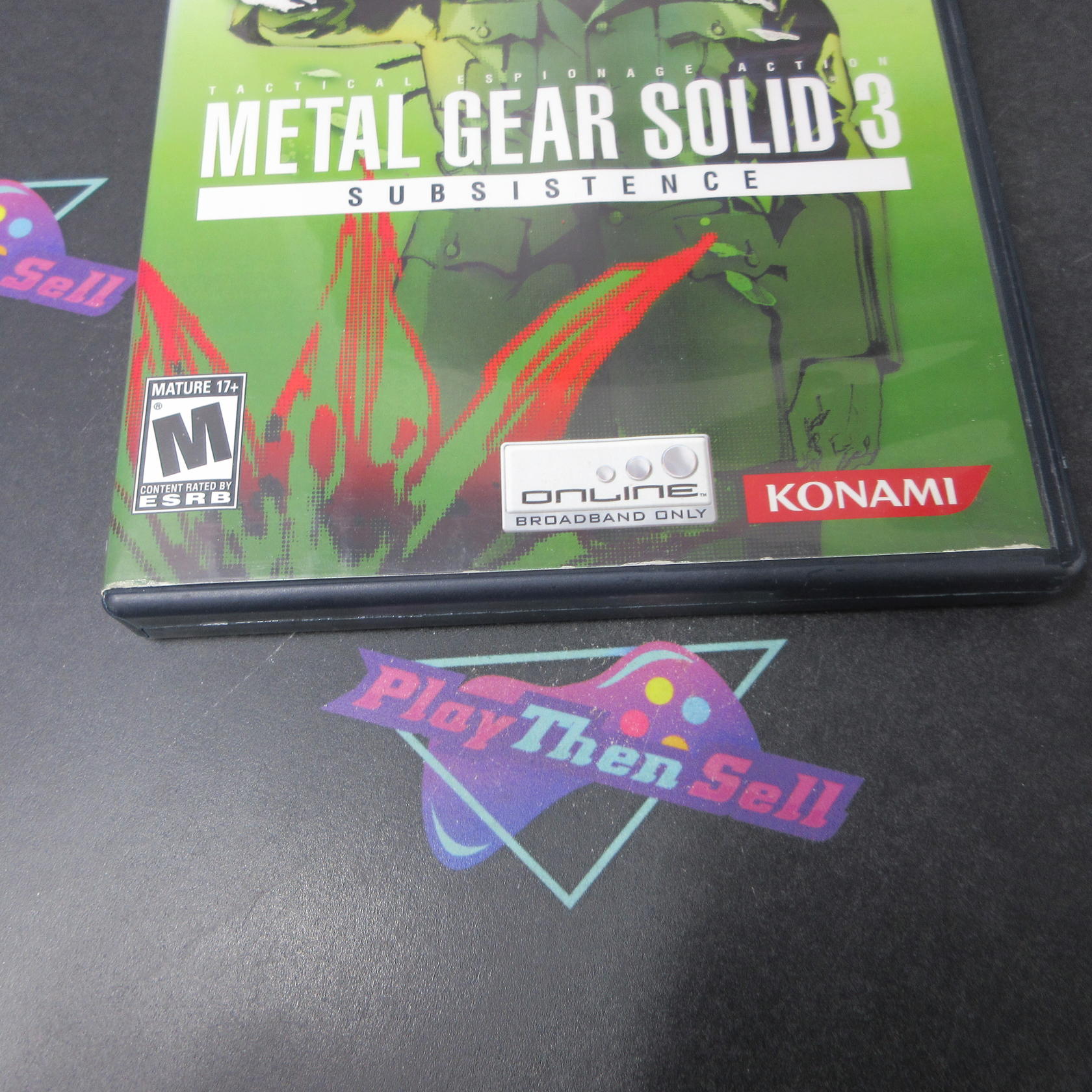 Metal Gear Solid 3 Subsistence PS2 PlayStation 2 AD Complete CIB - Very Good