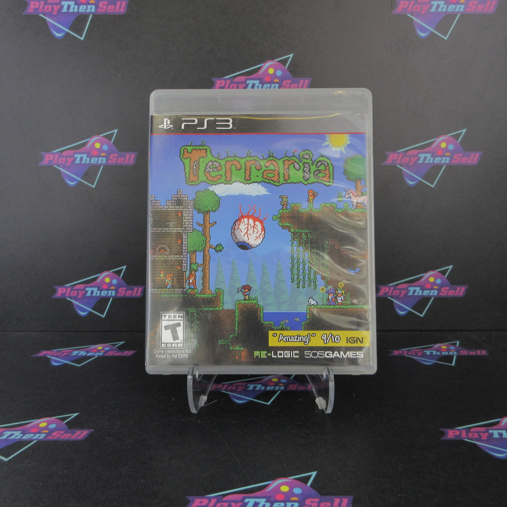 Terraria PS3 PlayStation 3 AD Complete CIB - Very Good