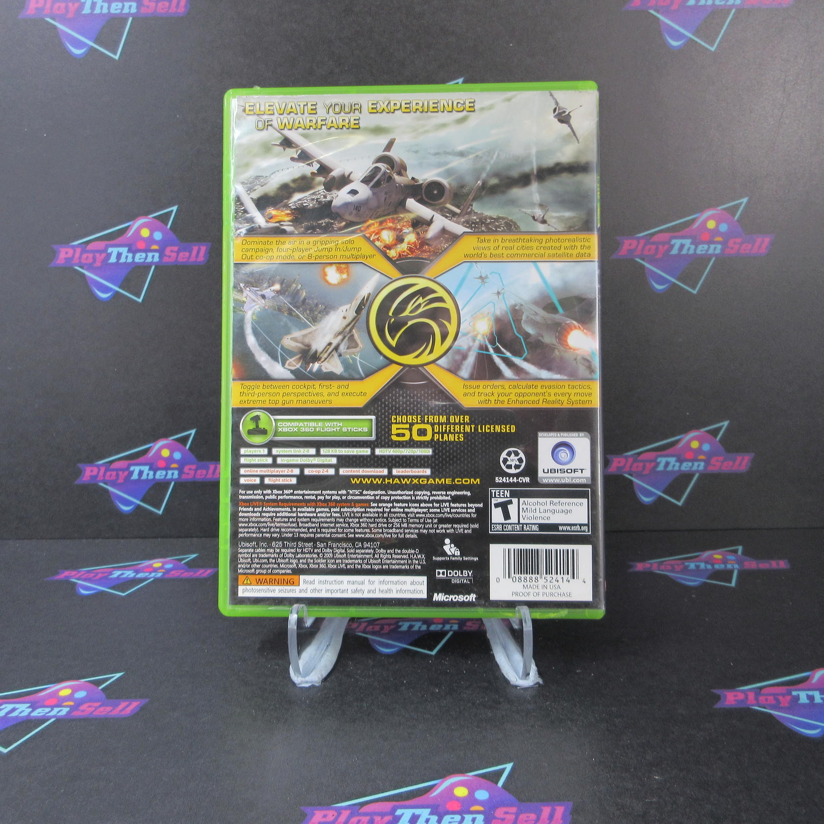 Hawx Xbox 360 AD Complete CIB - Very Good
