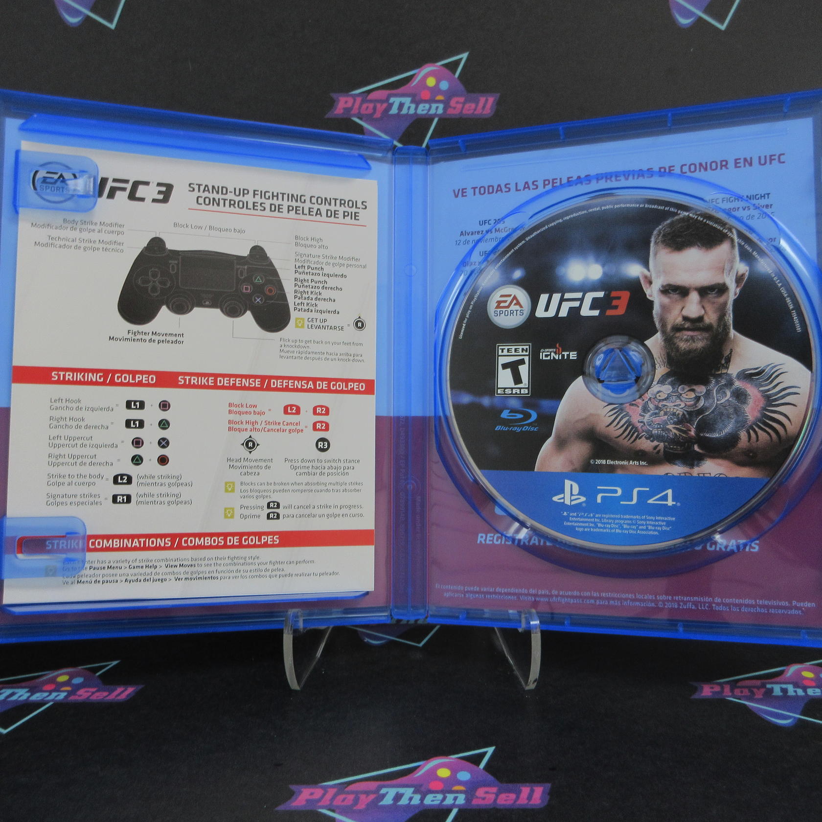 UFC 3 PS4 PlayStation 4 - Like New