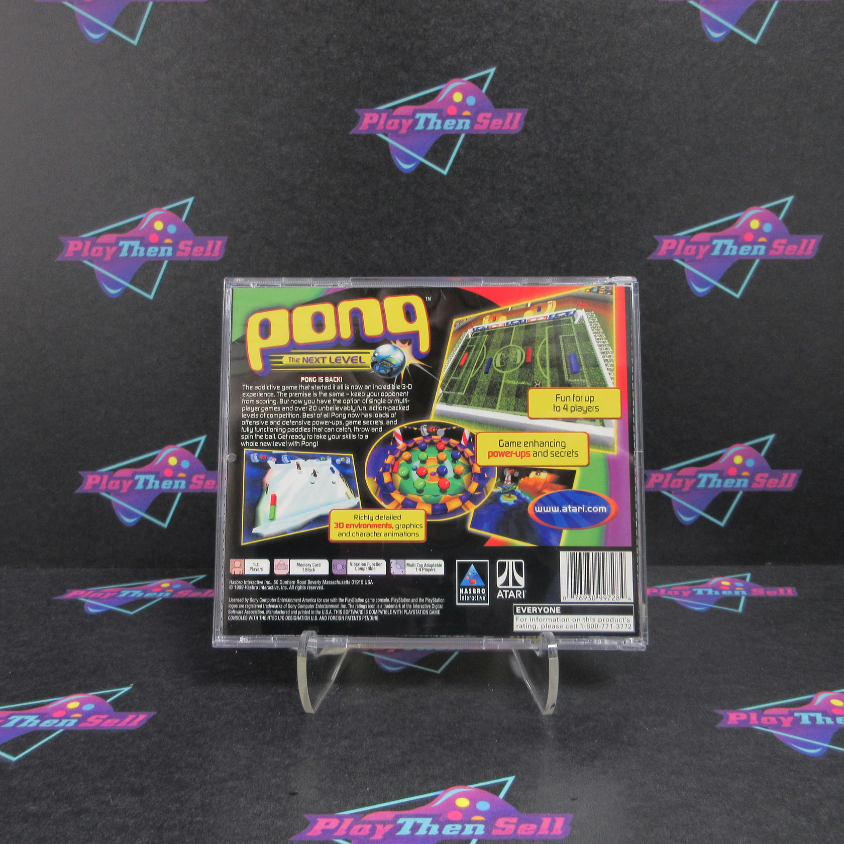 Pong The Next Level PS1 PlayStation 1 MD - Very Good