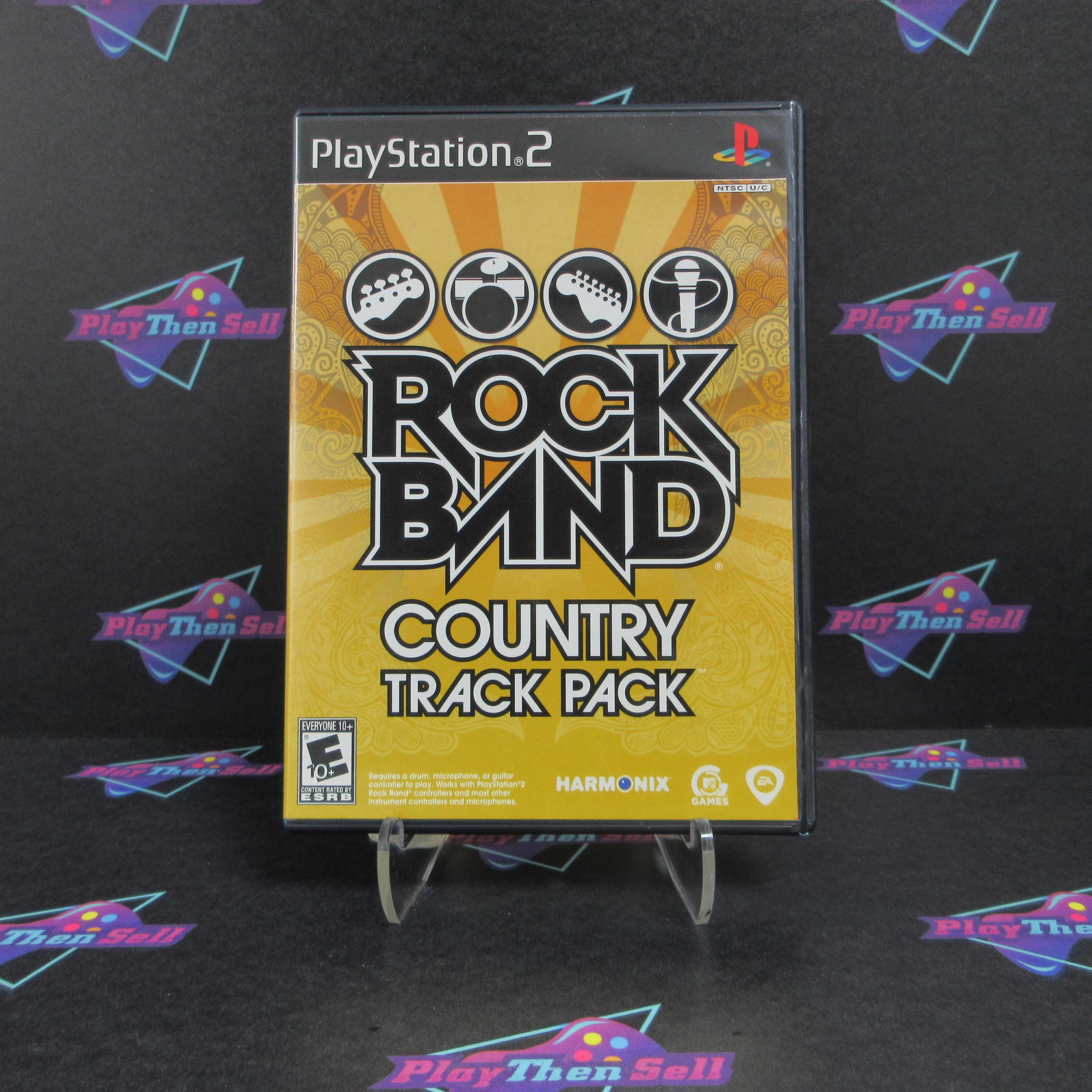 Rock Band Country Track Pack PS2 PlayStation 2 - Like New