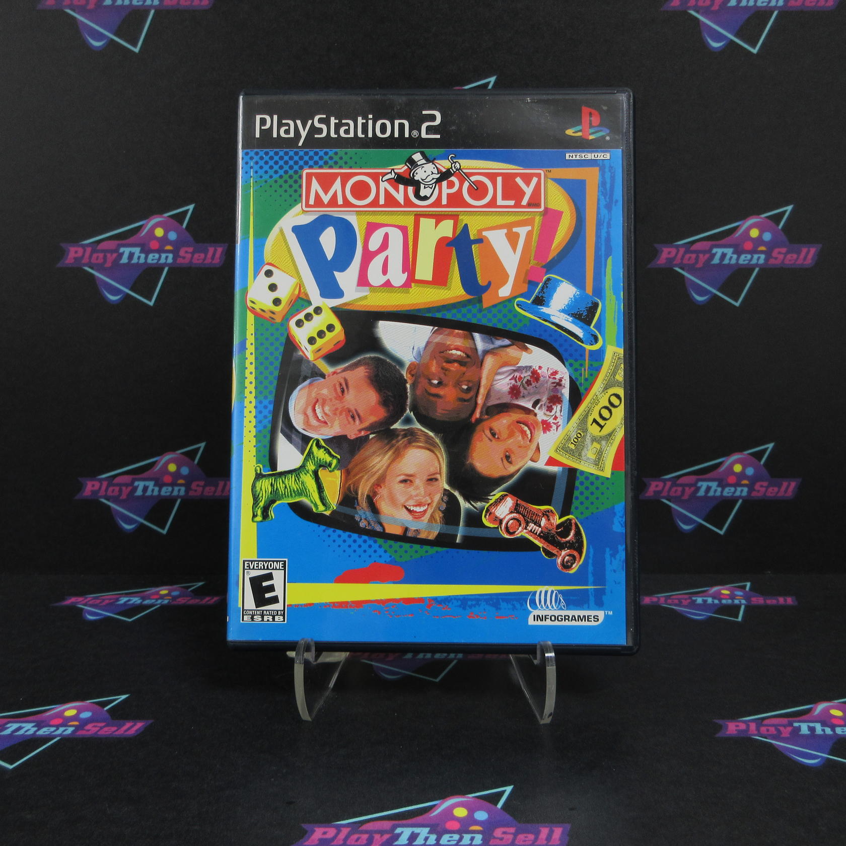 Monopoly Party PS2 PlayStation 2 AD - Very Good