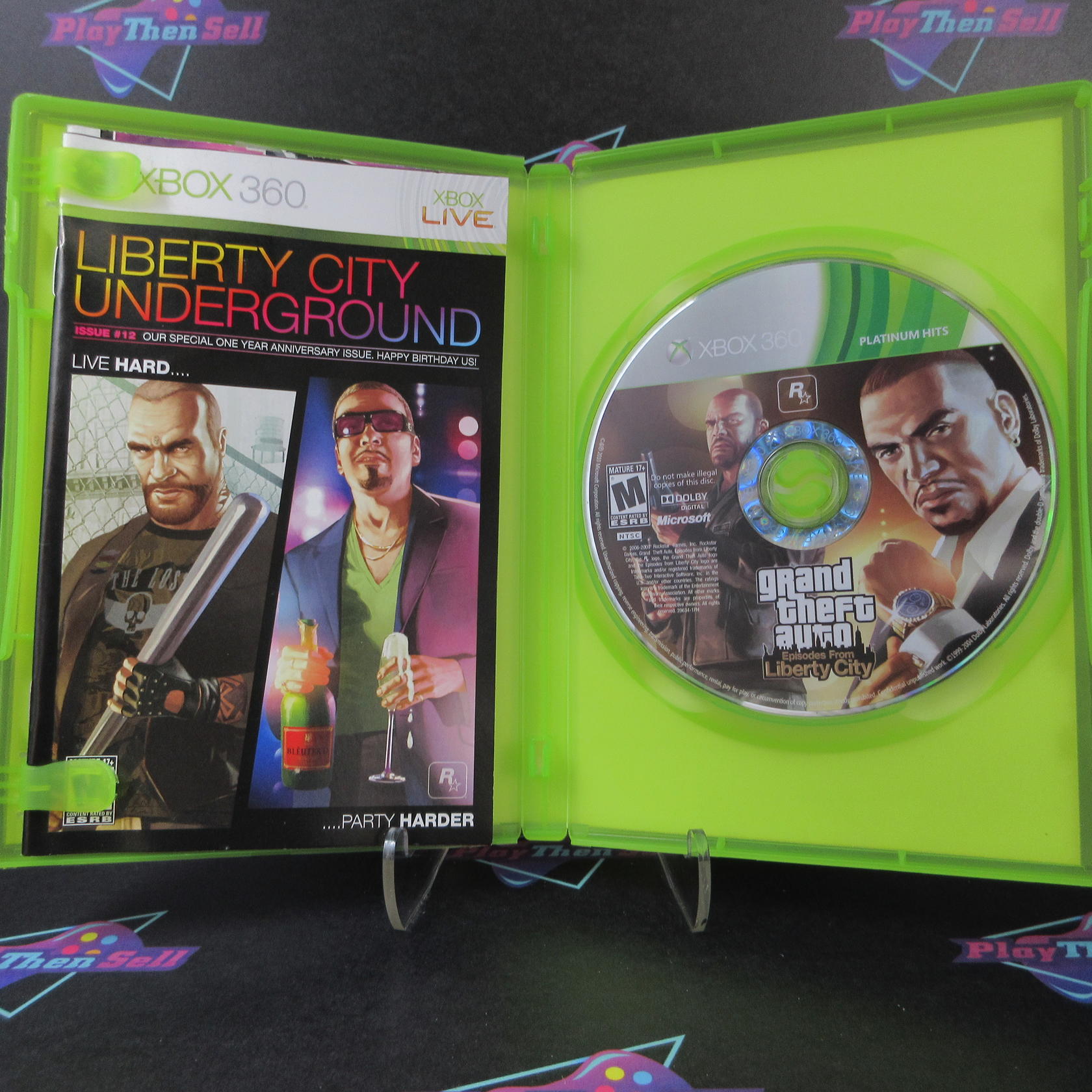 Grand Theft Auto Episodes From Liberty City PH Xbox 360 + Map - Like New