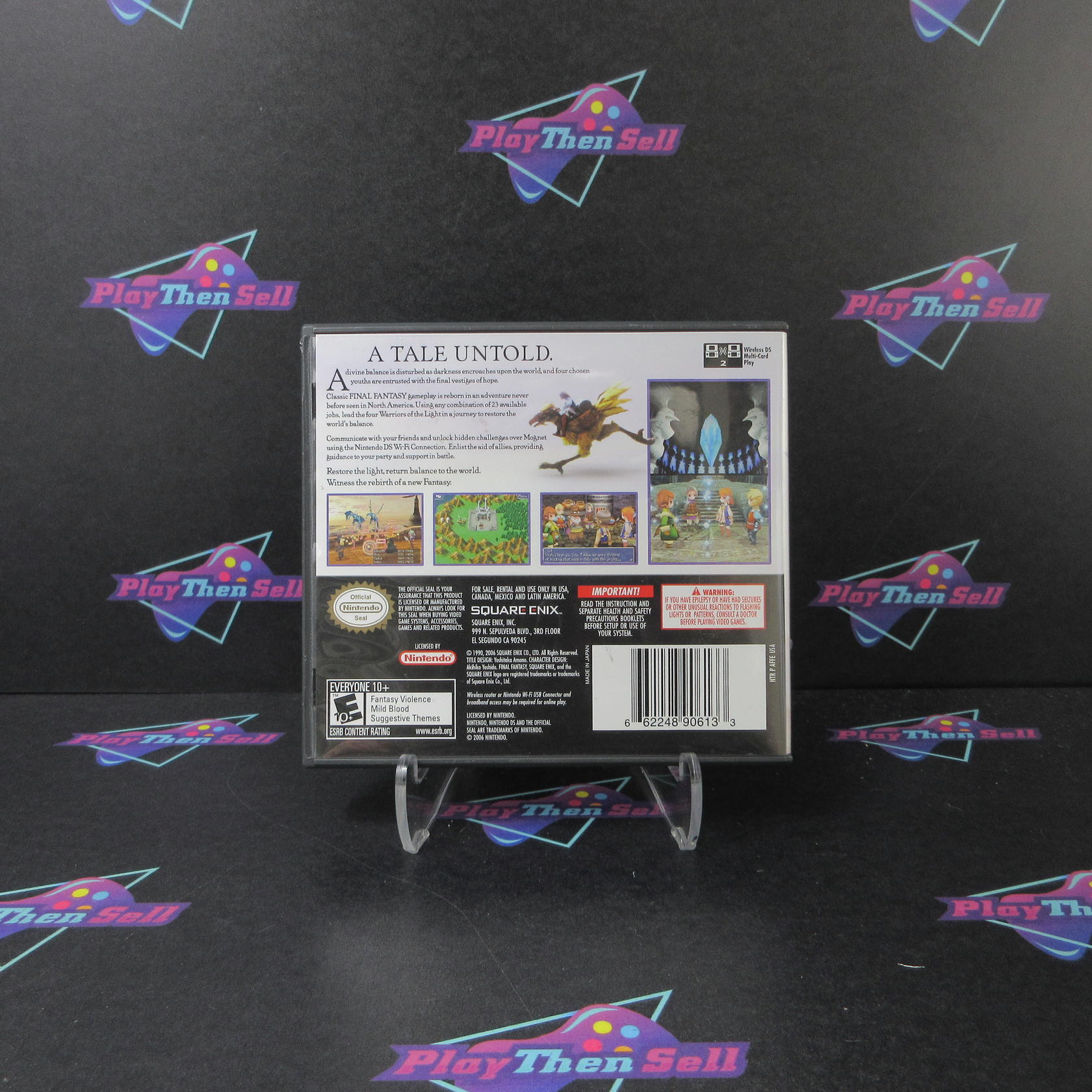Final Fantasy III Nintendo DS + Reg Card - Like New