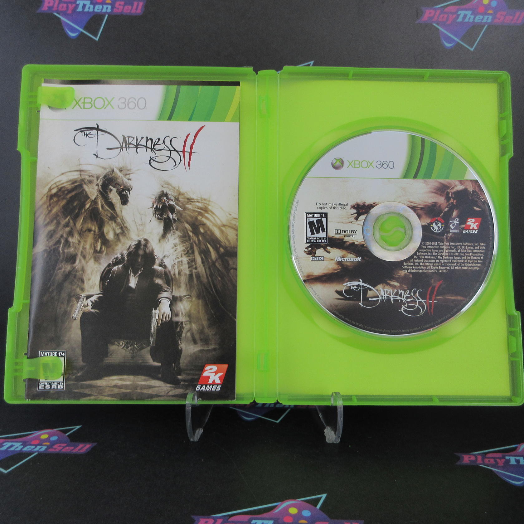 The Darkness ll 2 Limited Edition for Xbox 360 + Poster - Like New