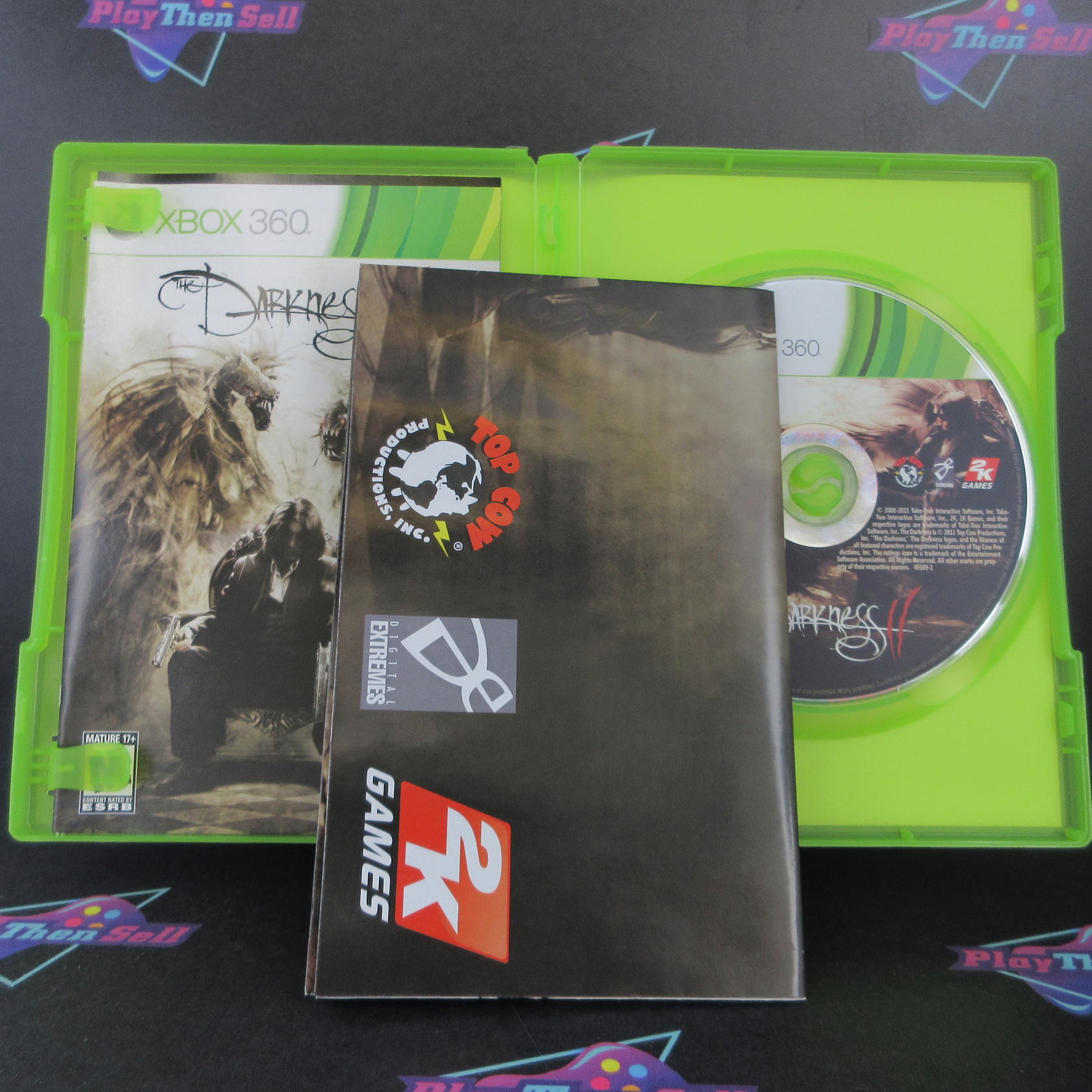 The Darkness ll 2 Limited Edition for Xbox 360 + Poster - Like New