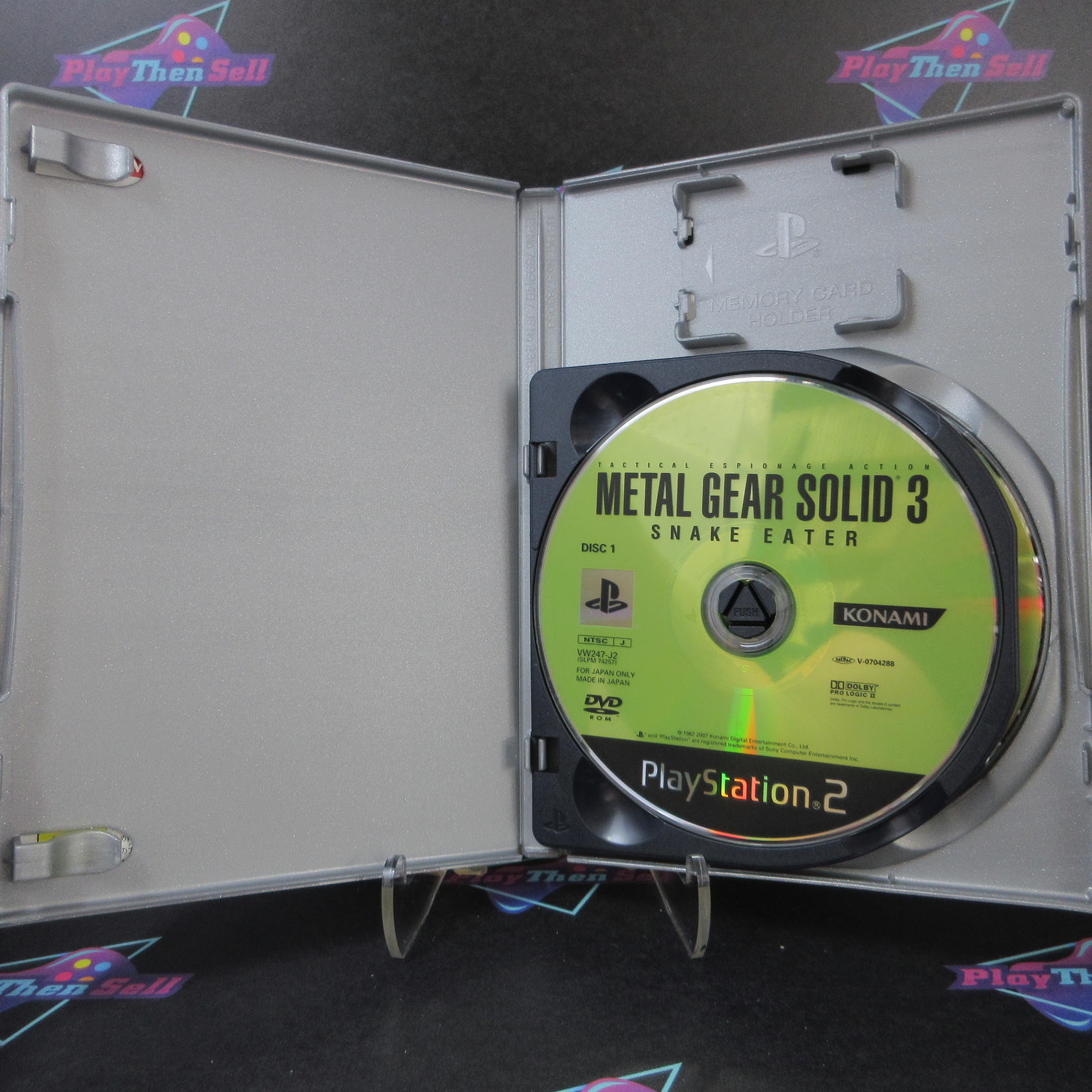 Metal Solid 3 Snake Eater Box PS2 The Best + Sleeve PlayStation 2 NM - Very Good