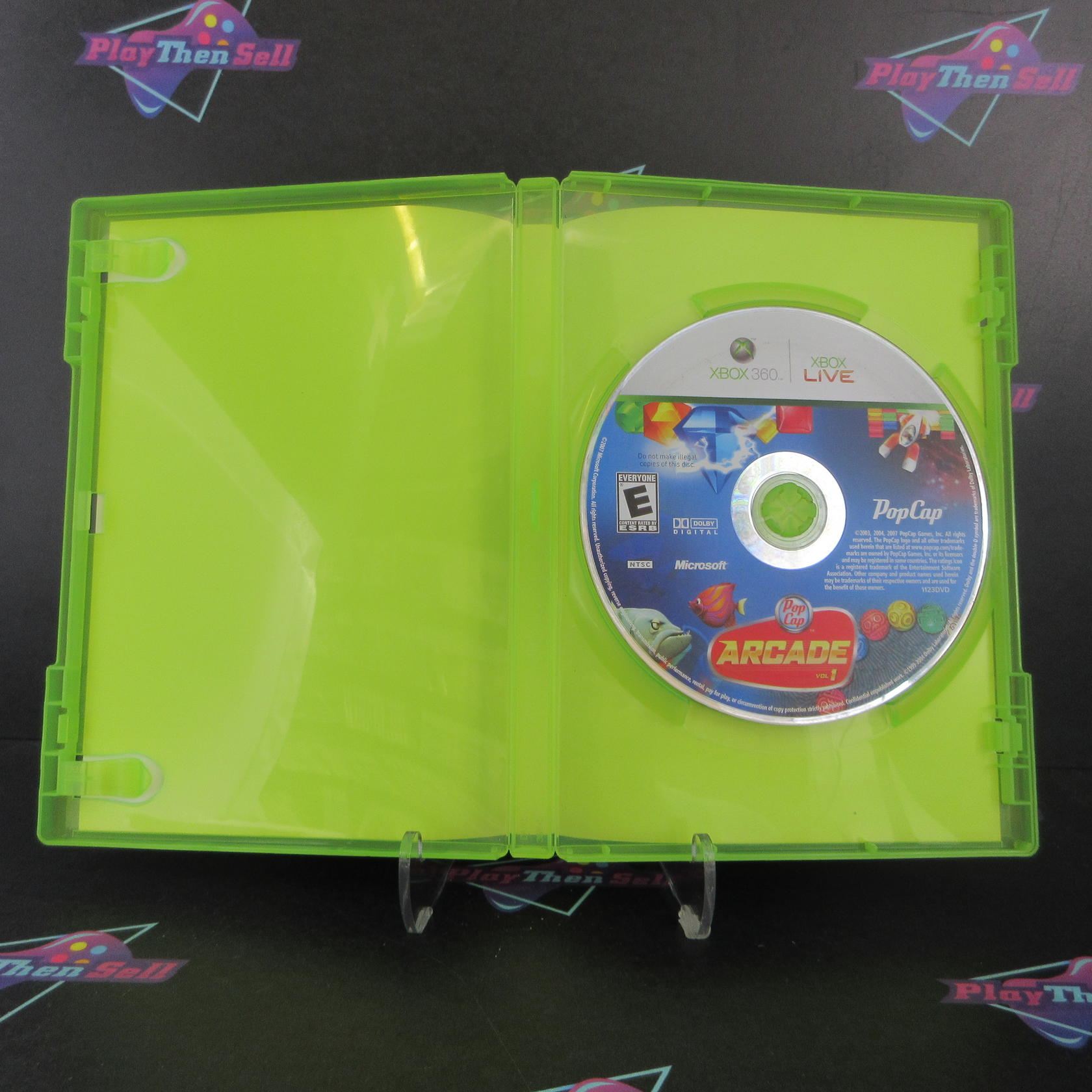 PopCap Arcade Vol. 1 Bejeweled 2, Astro Pop, Feeding Frenzy, Zuma Xbox 360 - Very Good