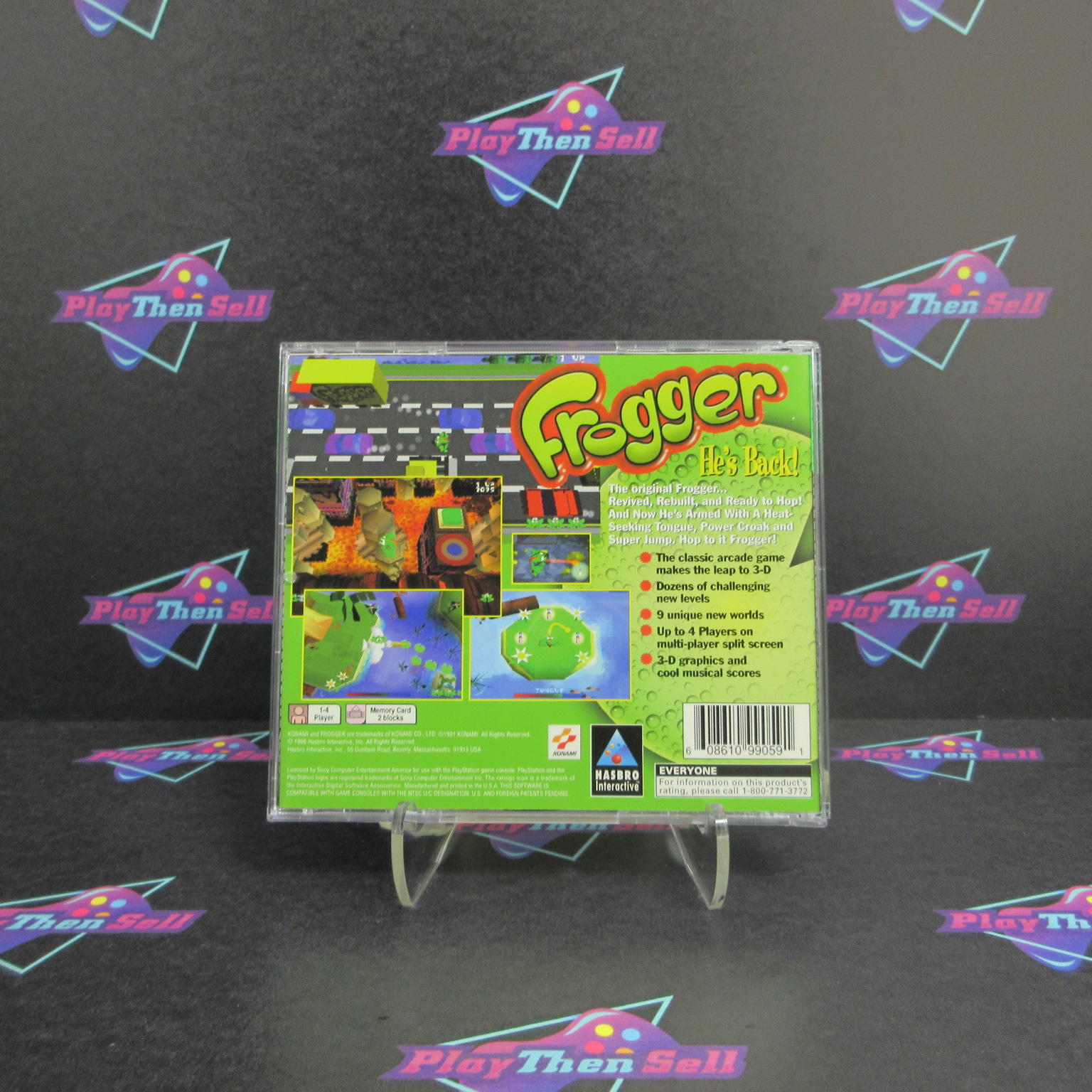 Frogger PS1 PlayStation 1 Greatest Hits - Very Good